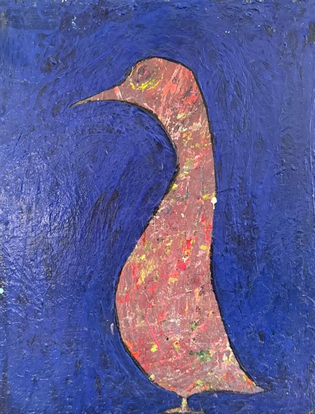 Reuben | Original Penguin Painting by Nicholas Brendon