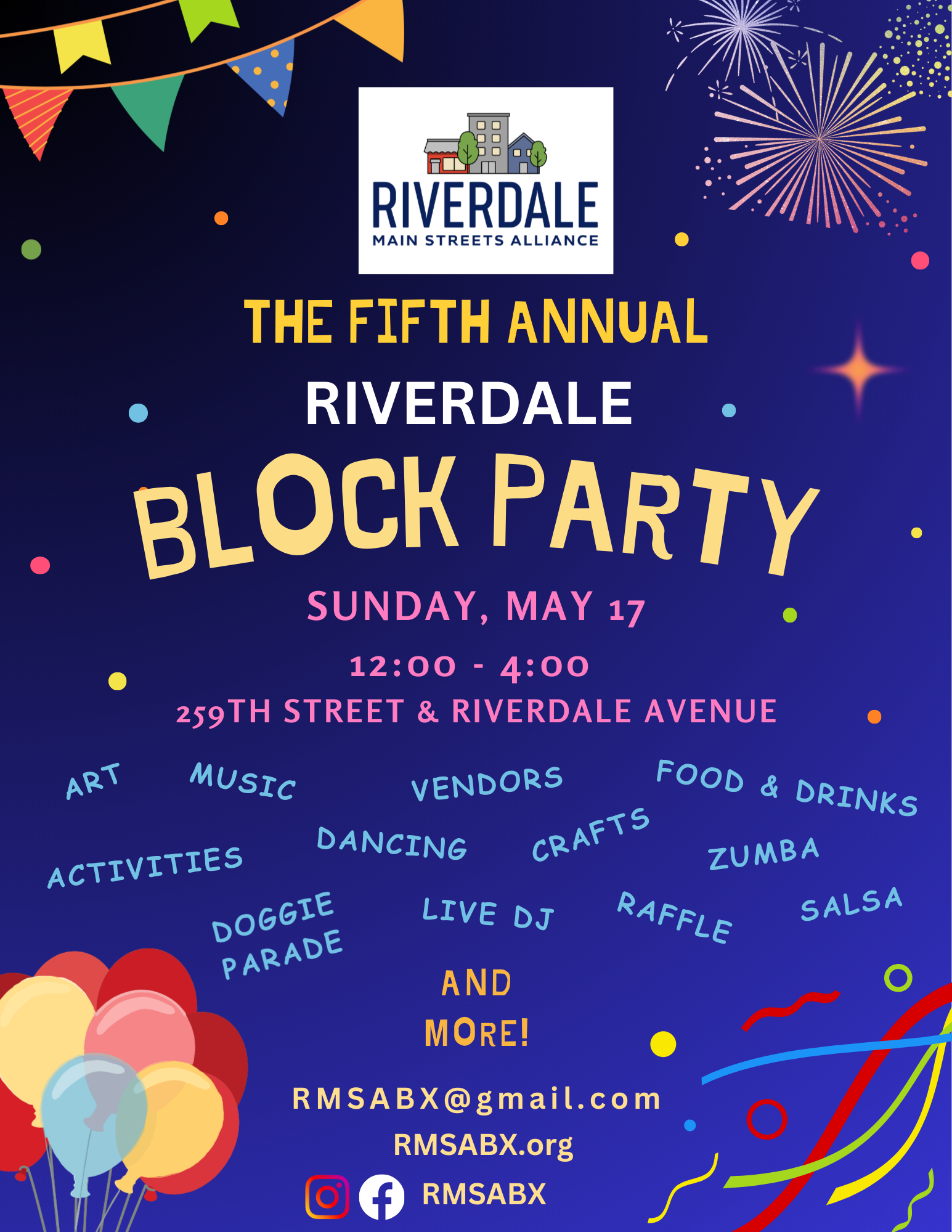 The Fifth Annual Riverdale Block Party