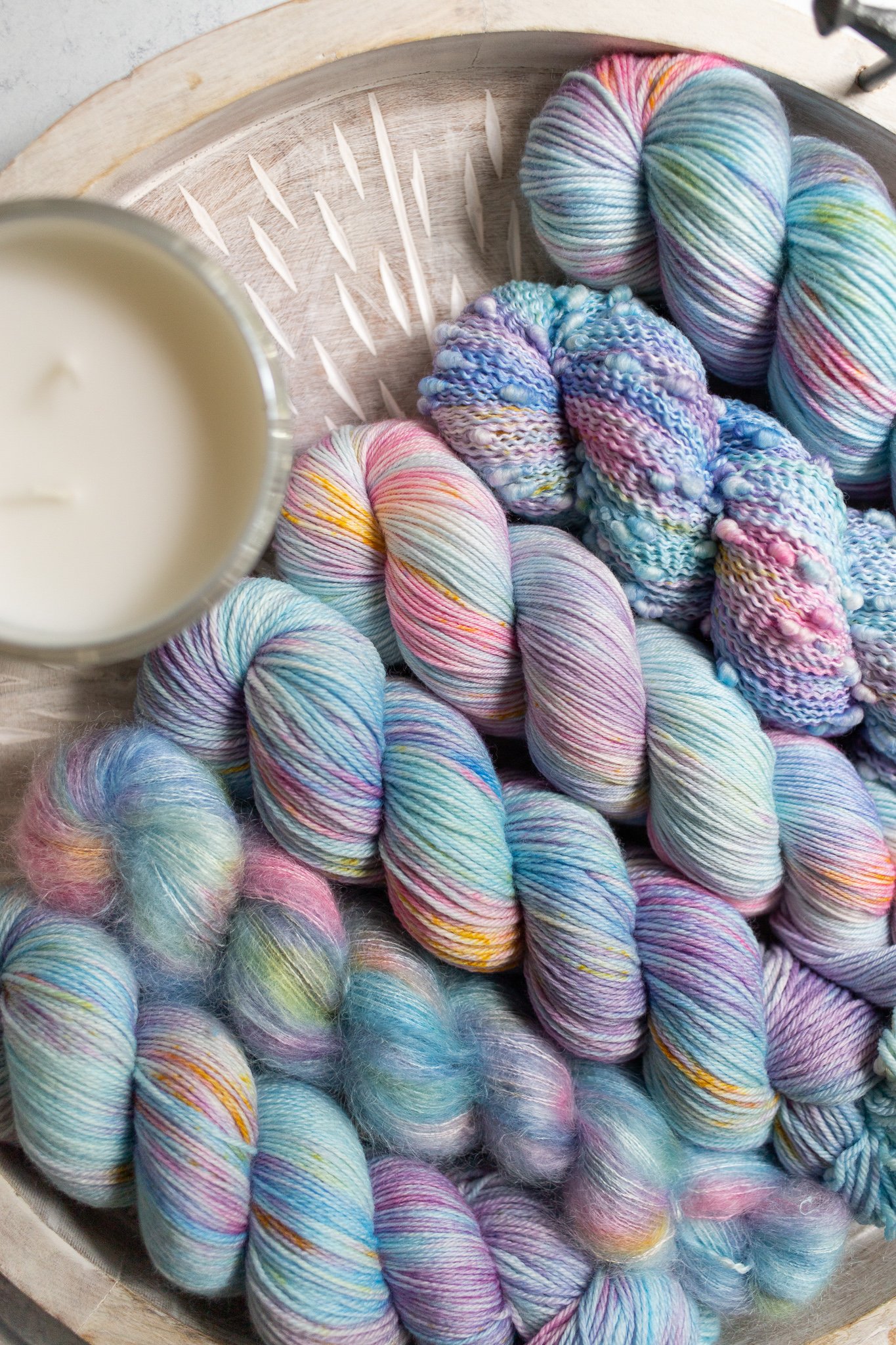 Ready-To-Ship Yarn — Fuzzy Peach Fibers