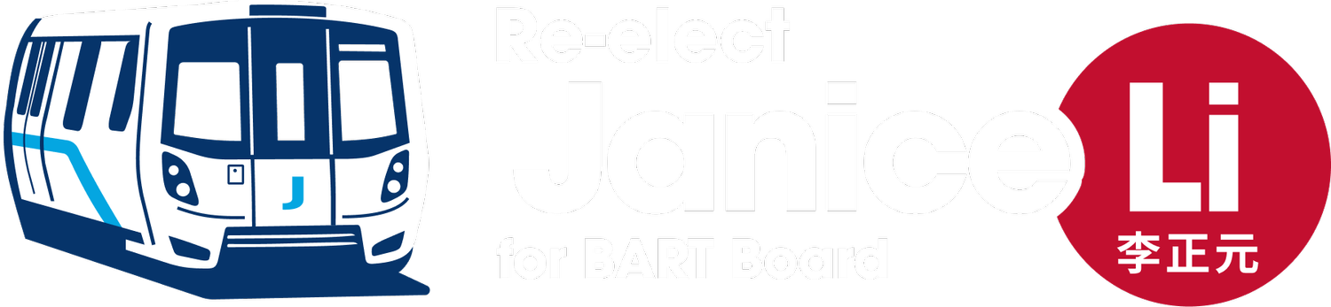 Re-elect Janice Li for BART Board 2022