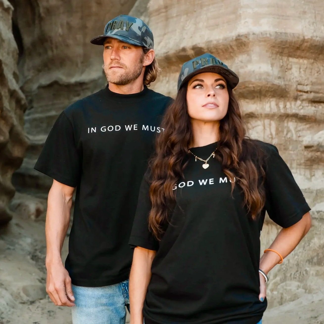 In God We Must - Pray- Camo Hat