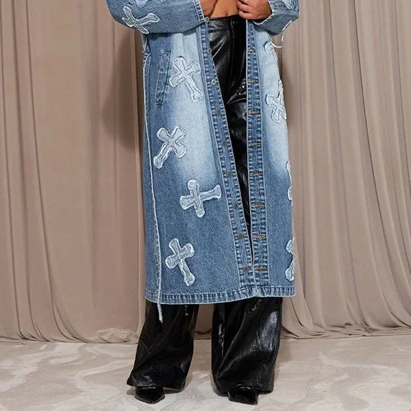 Rehab Lab - Cross Patch Trench Coat
