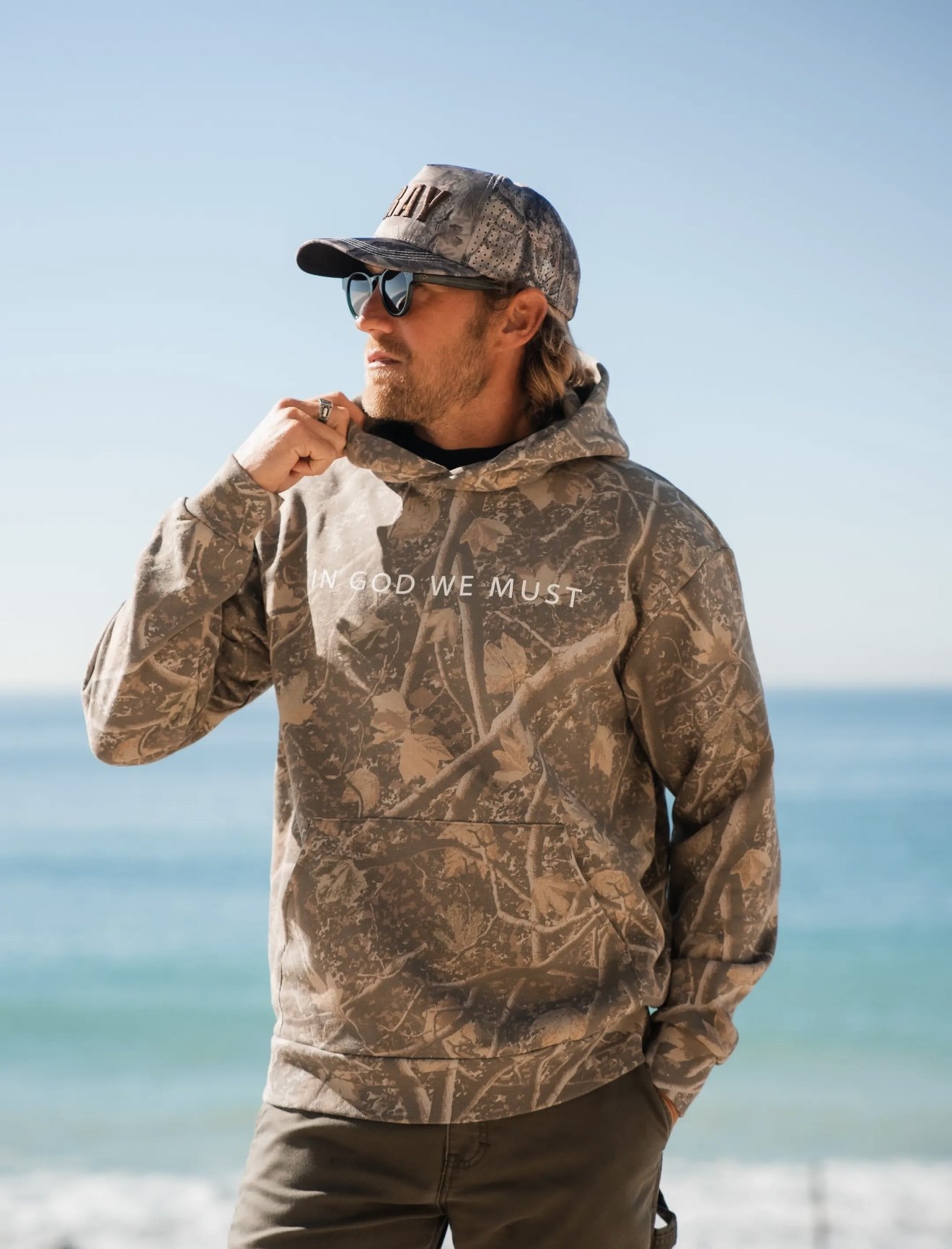 In God We Must - 'Jesus Is King' Camo Hoodie