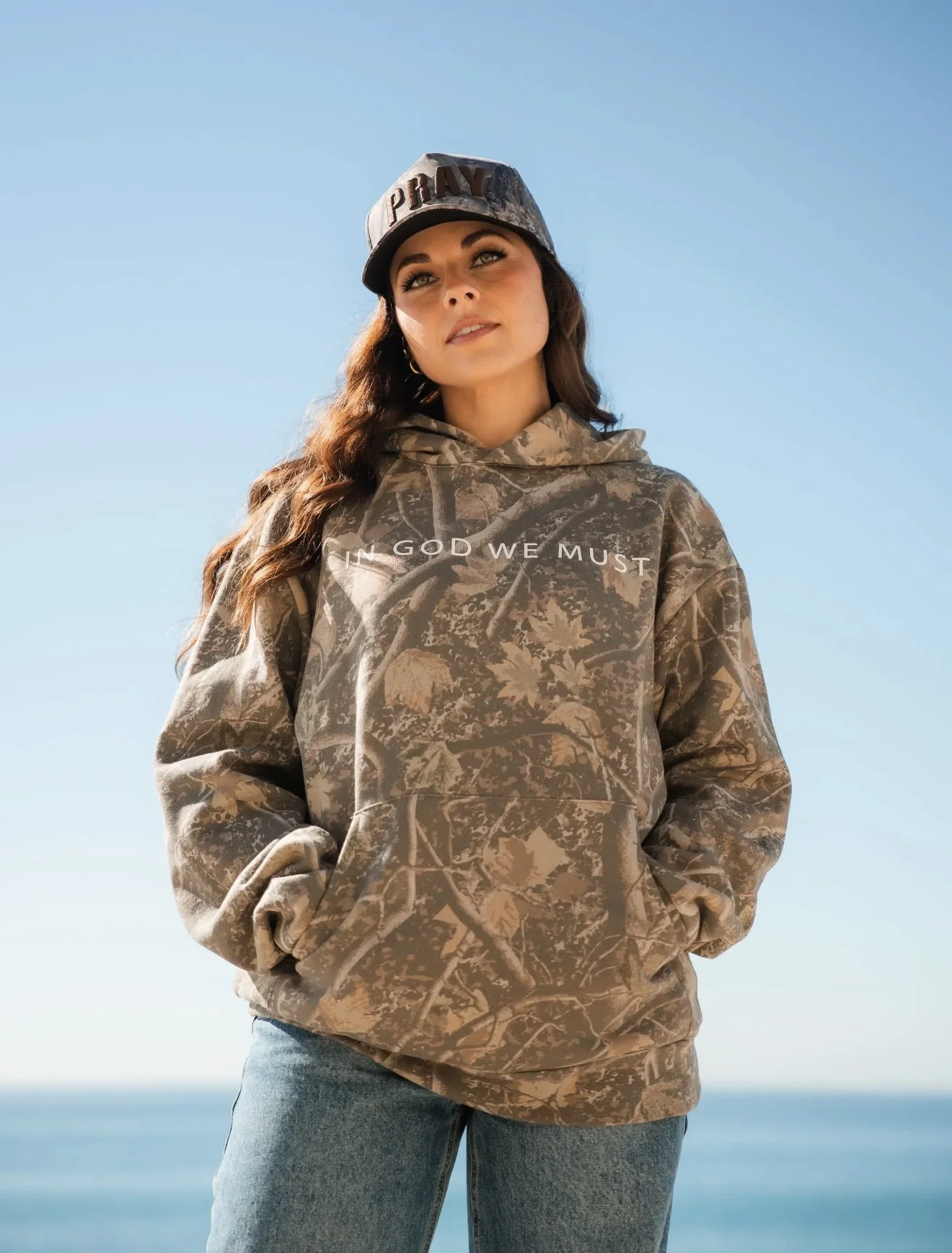 In God We Must - 'Jesus Is King' Camo Hoodie