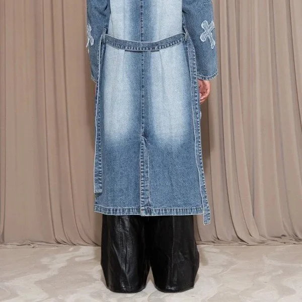 Rehab Lab - Cross Patch Trench Coat