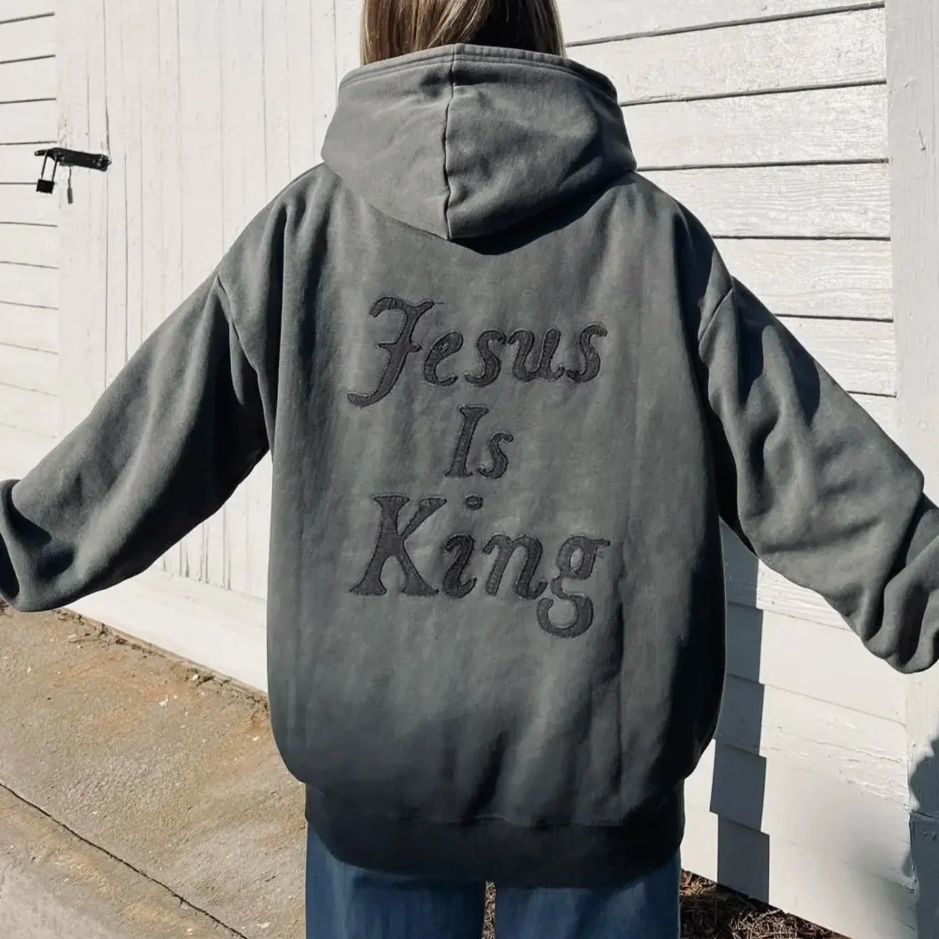 Elevated Faith - Not Sorry Jesus Is King Unisex Hoodie