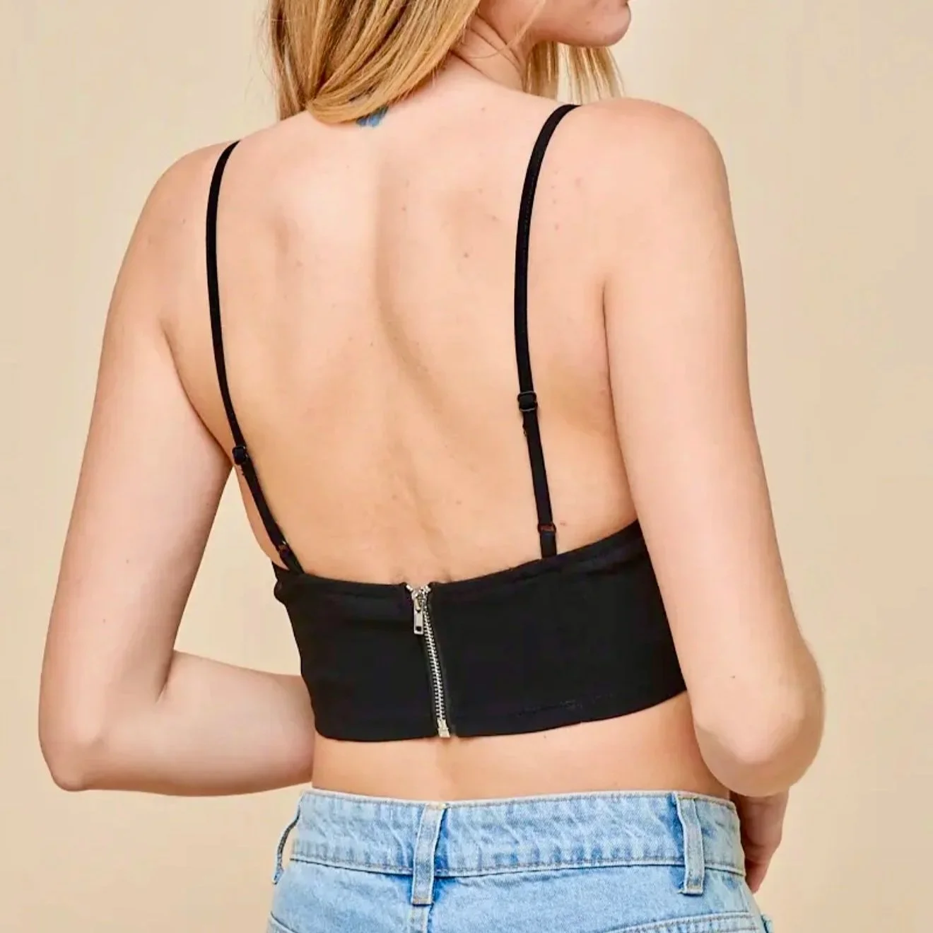 Anwnd - Twill Bustier Cami Top