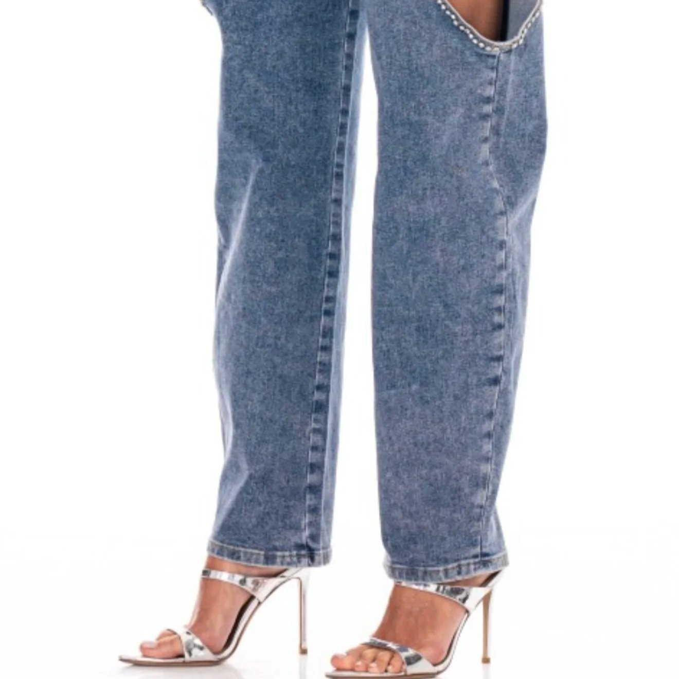 Galita - Denim Cut Out Heart Jeans