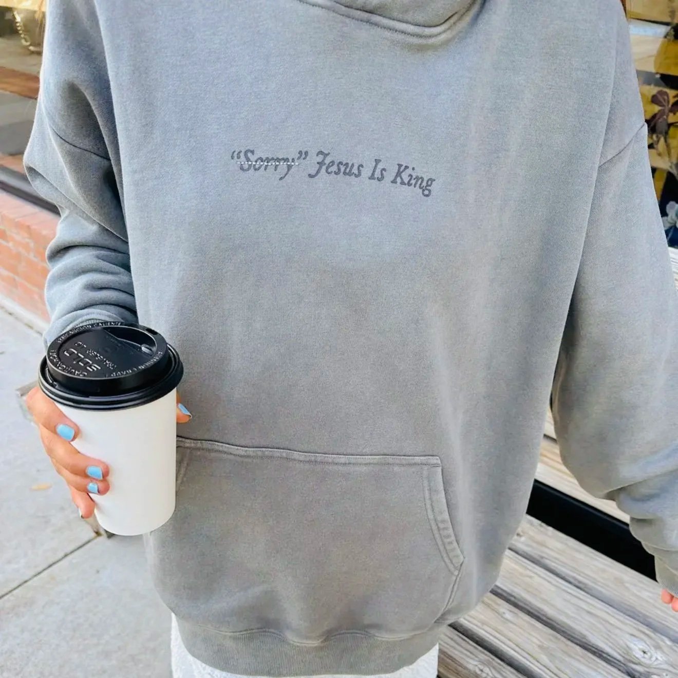 Elevated Faith - Not Sorry Jesus Is King Unisex Hoodie