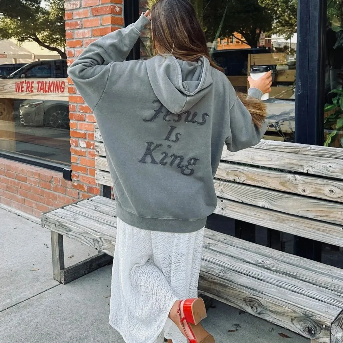 Elevated Faith - Not Sorry Jesus Is King Unisex Hoodie