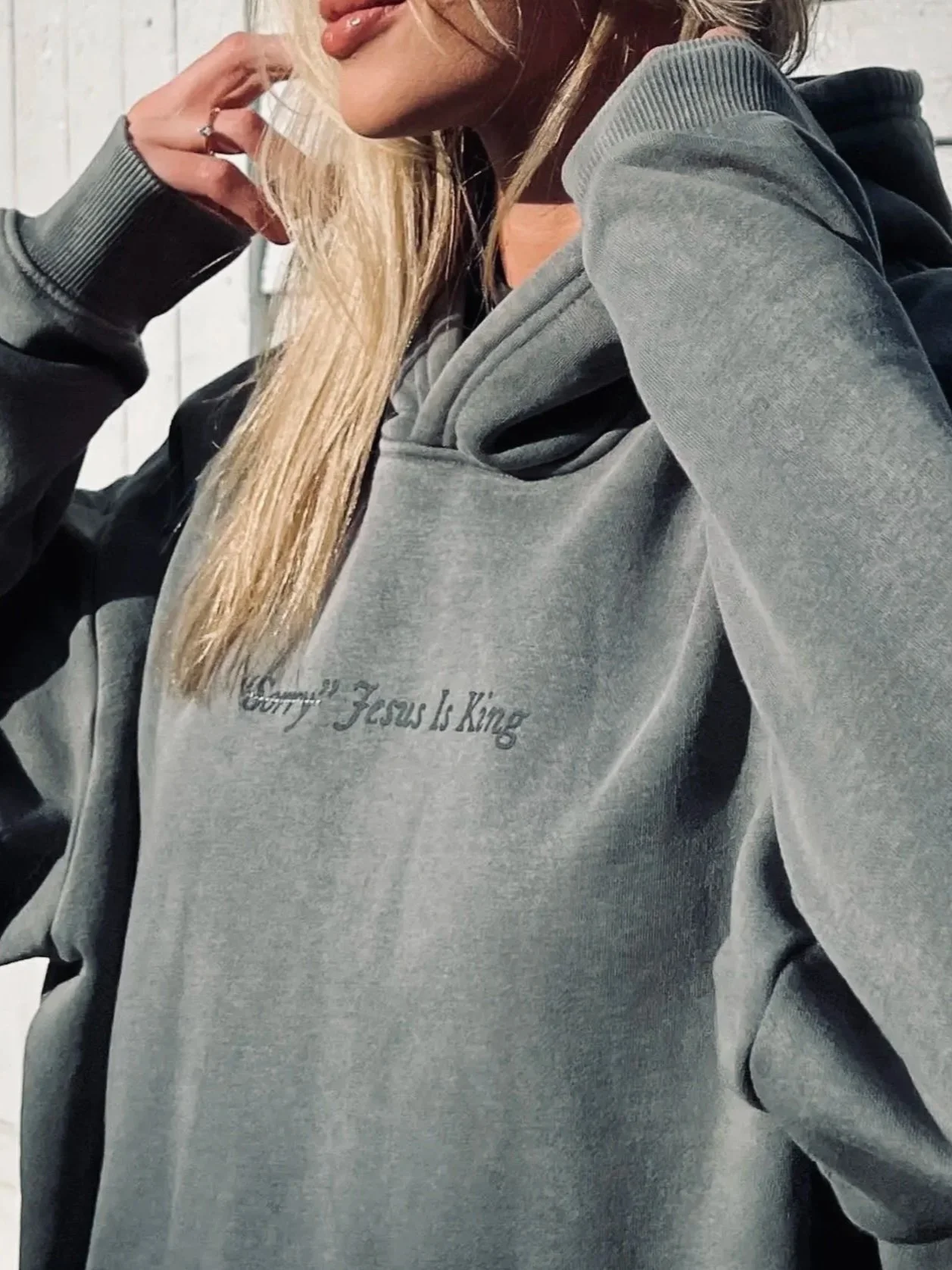 Elevated Faith - Not Sorry Jesus Is King Unisex Hoodie
