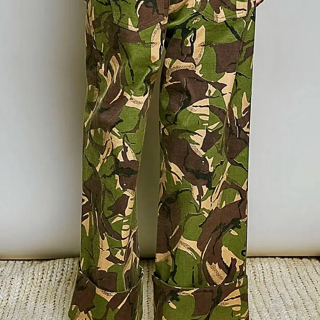 POL Floral Embroidered Woven Twill Jacket & Wide-Leg Pants