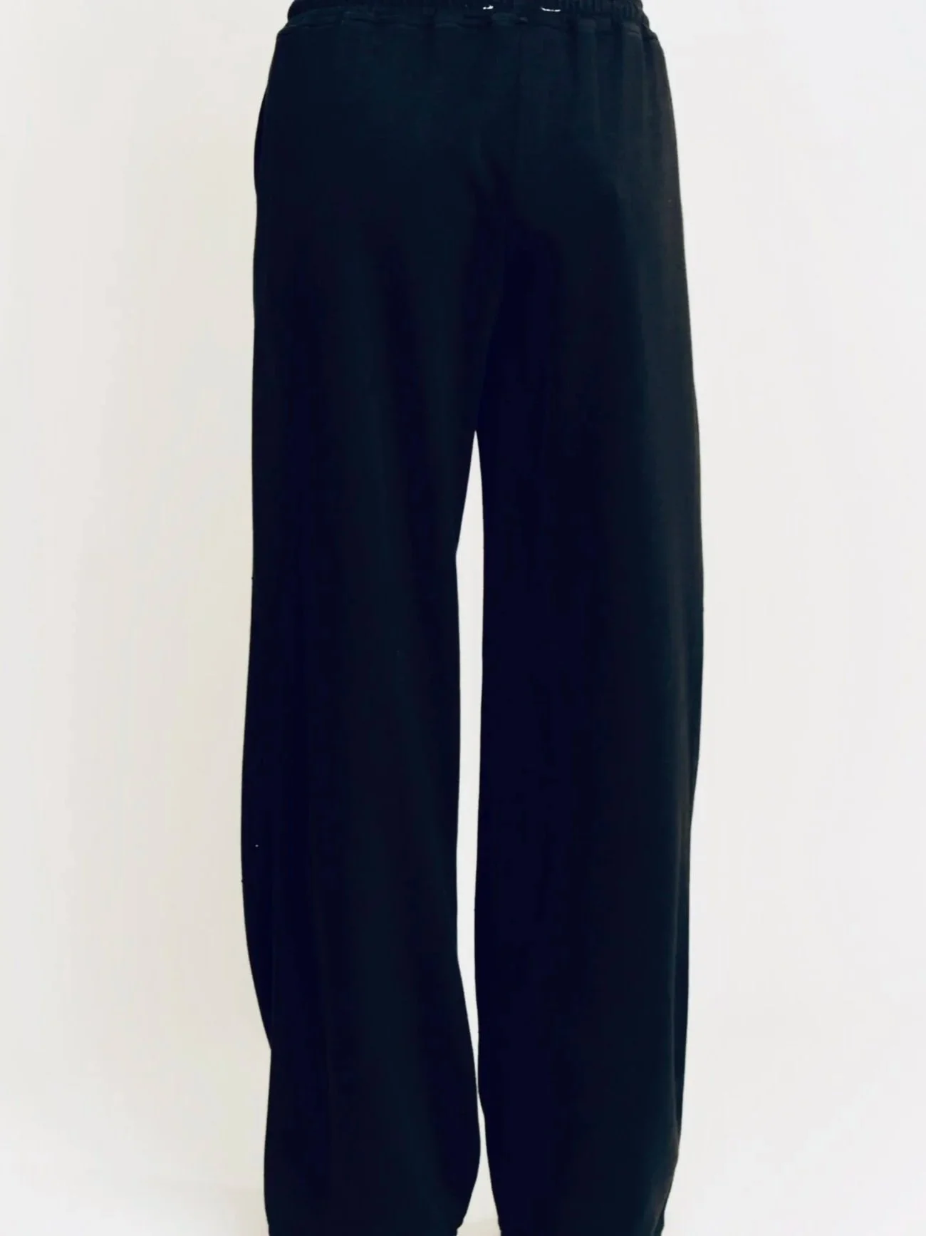 DAVI & DANI - Leopard Studded Ombre Knit Wide-Leg Pants