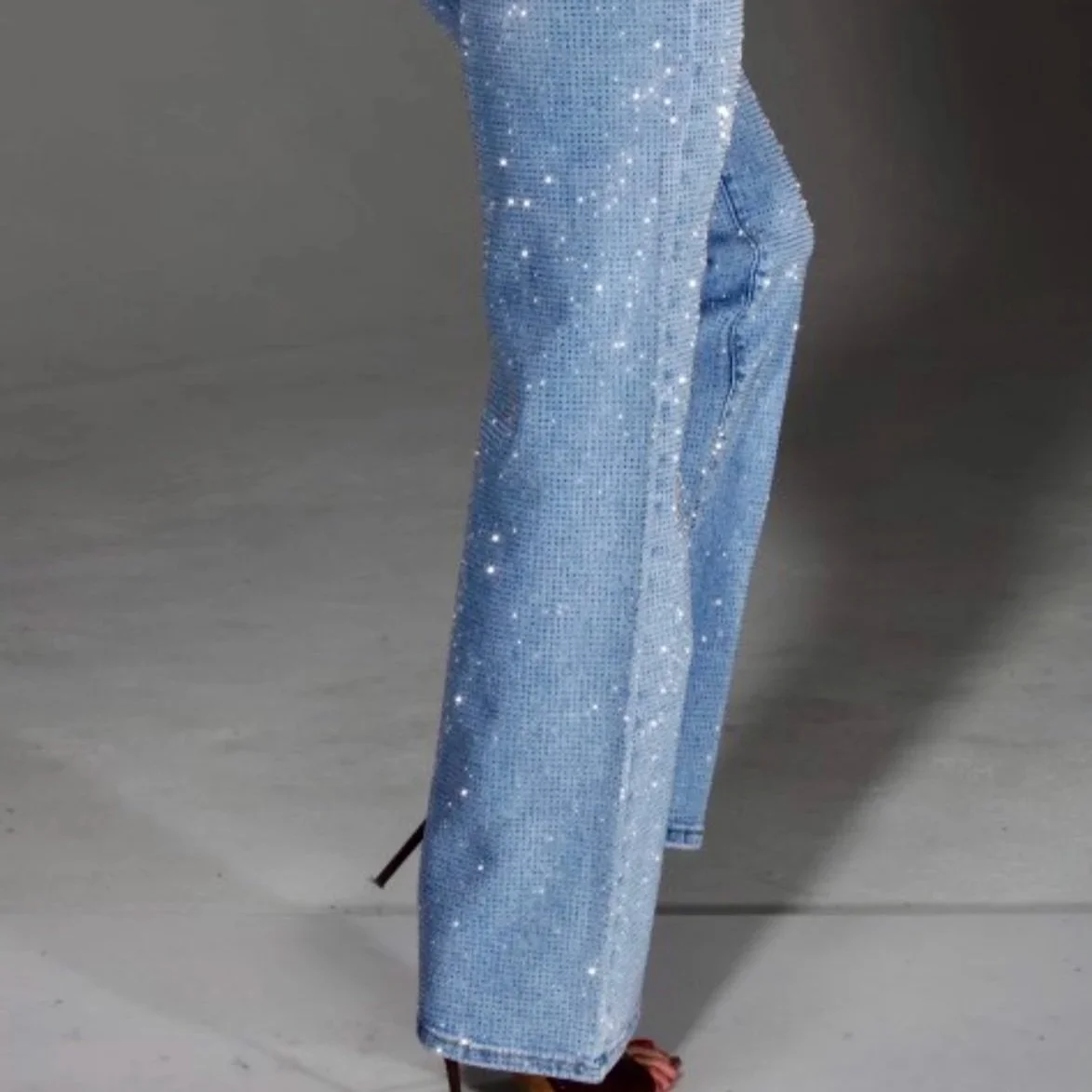 Nina Rossi Jeans - Beverly Hills Full Rhinestone Jeans