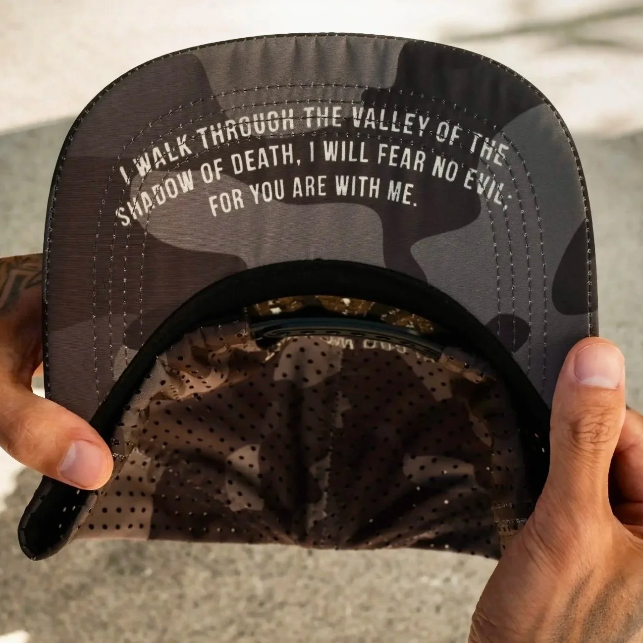 In God We Must - Pray- Camo Hat