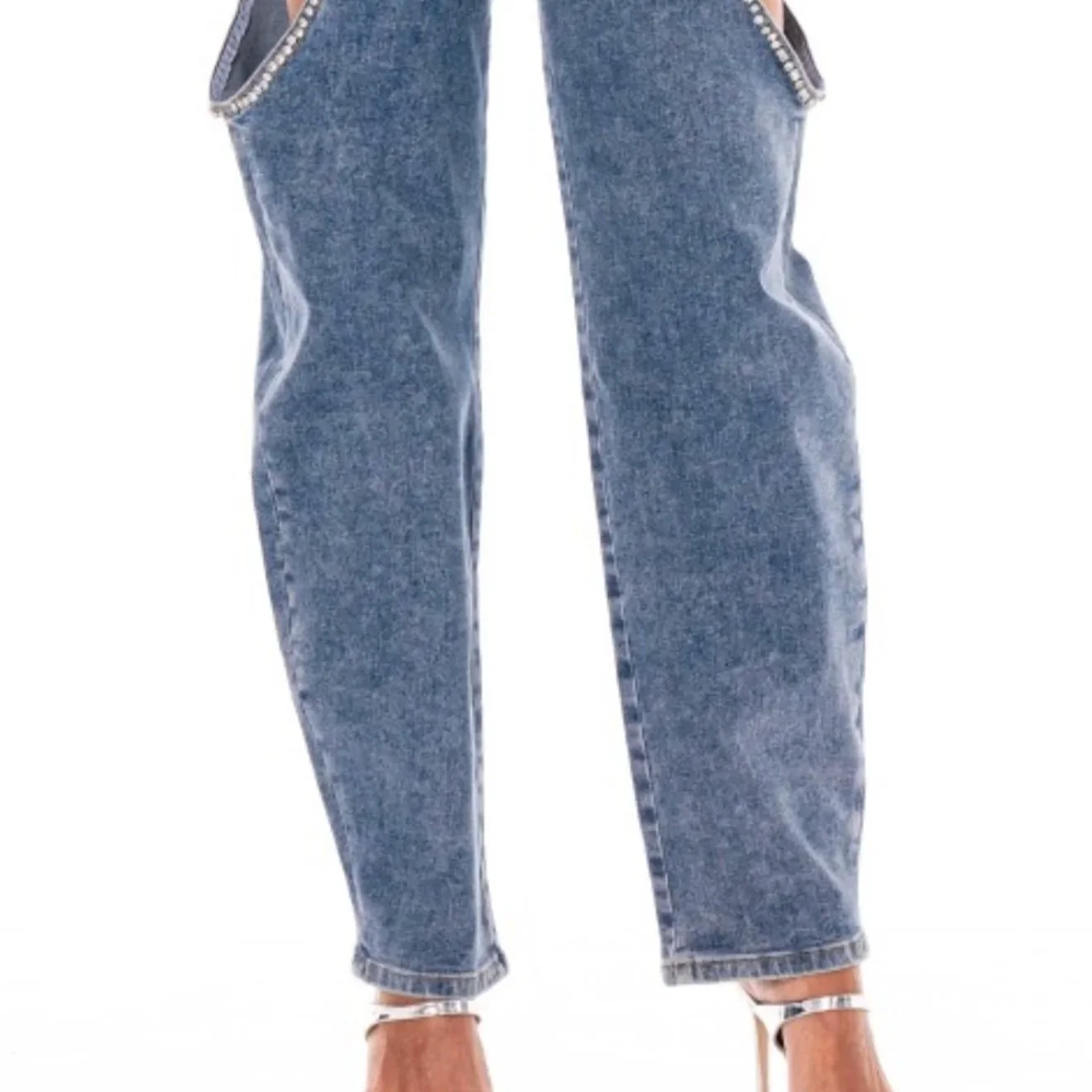 Galita - Denim Cut Out Heart Jeans