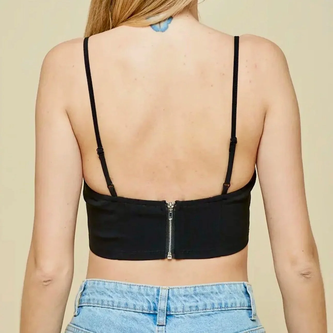 Anwnd - Twill Bustier Cami Top