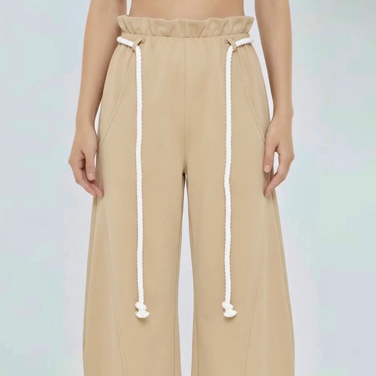 Rehab Lab - Driftline Rope Waist Wide-Leg Pants