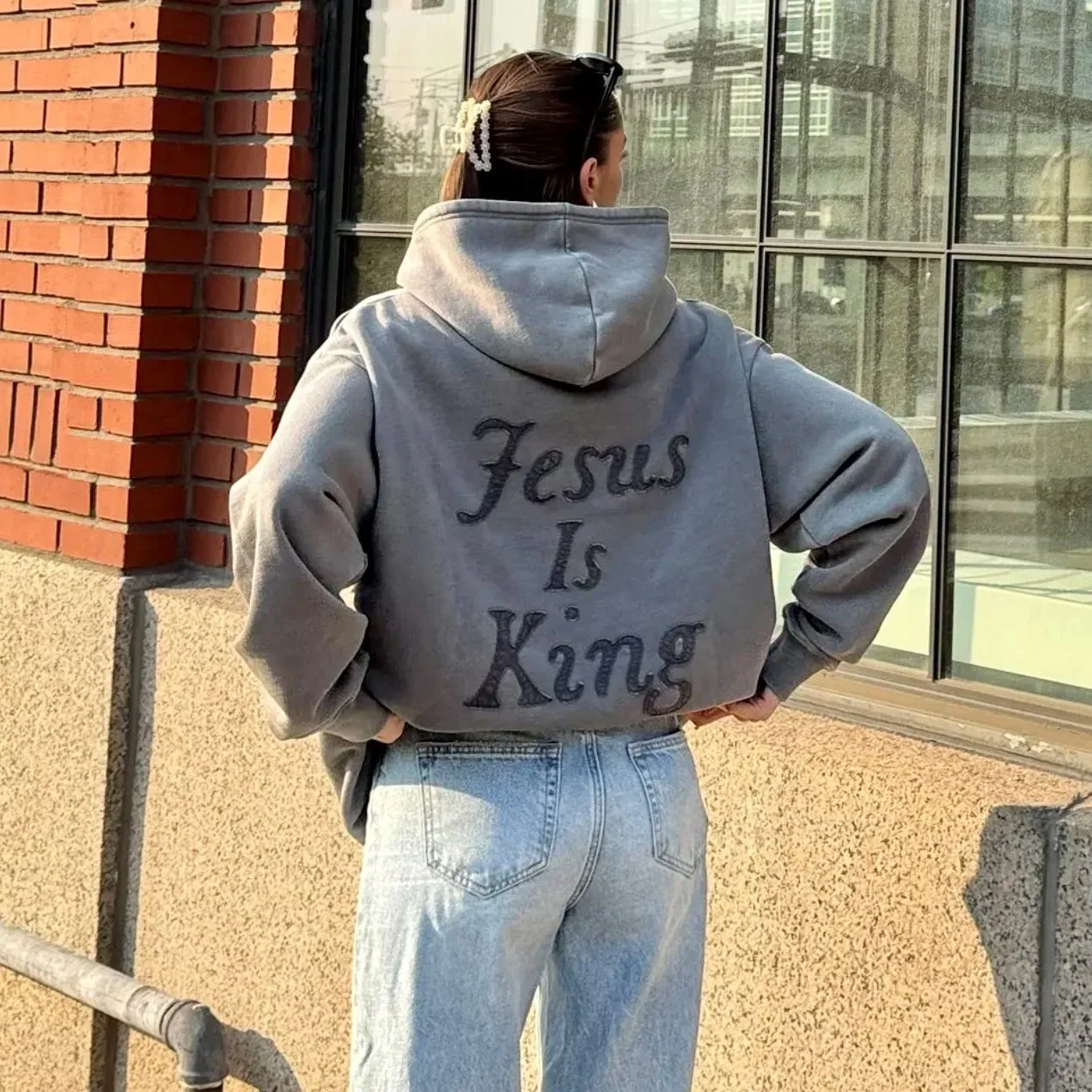 Elevated Faith - Not Sorry Jesus Is King Unisex Hoodie