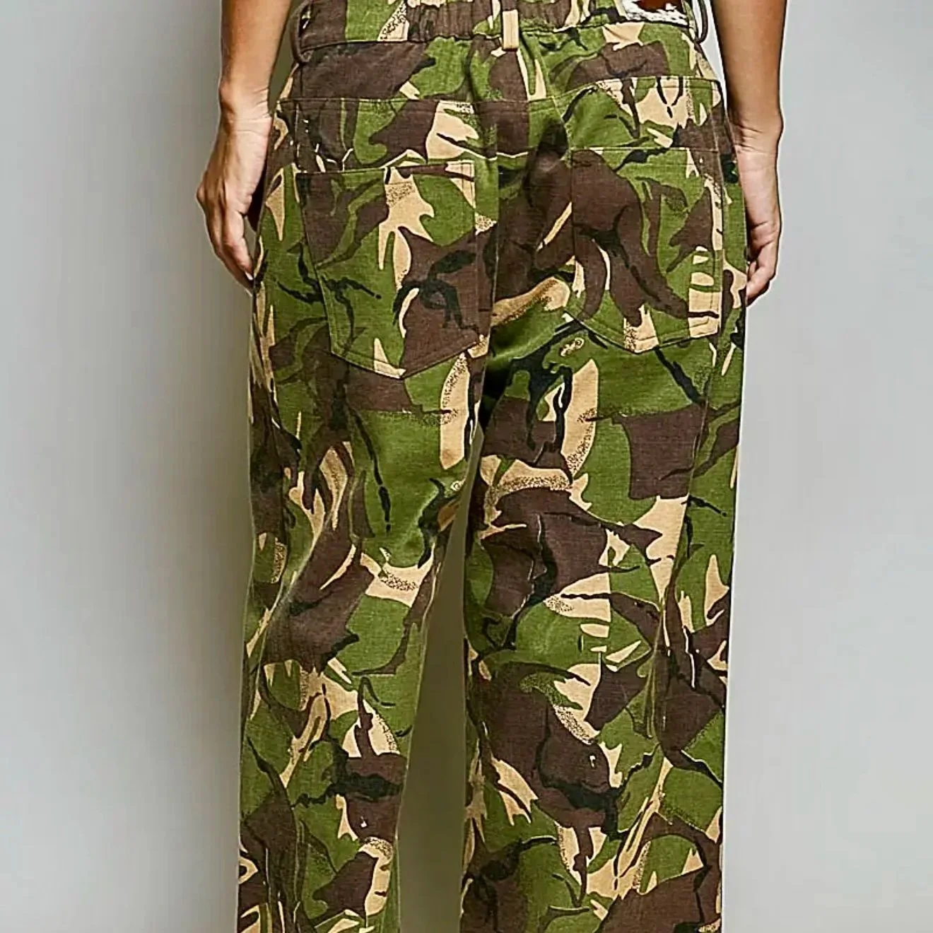 POL Floral Embroidered Woven Twill Jacket & Wide-Leg Pants