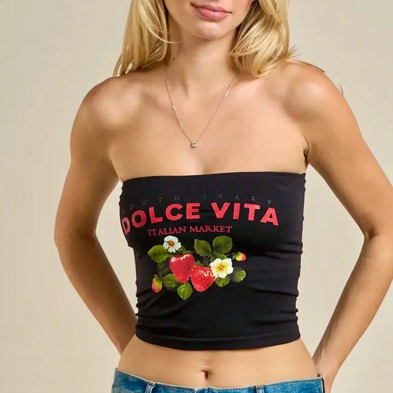 Dolce Vita Tube Top