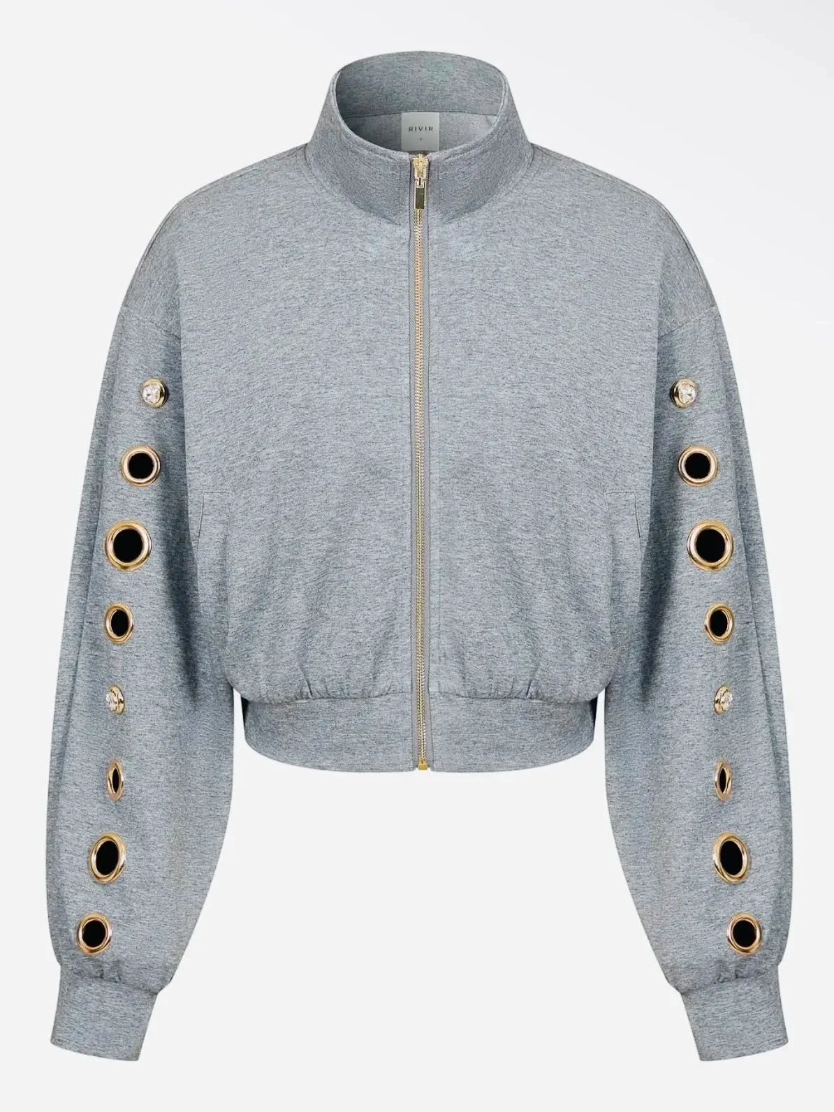 Rivir - Grommet Detail Sweat Jacket