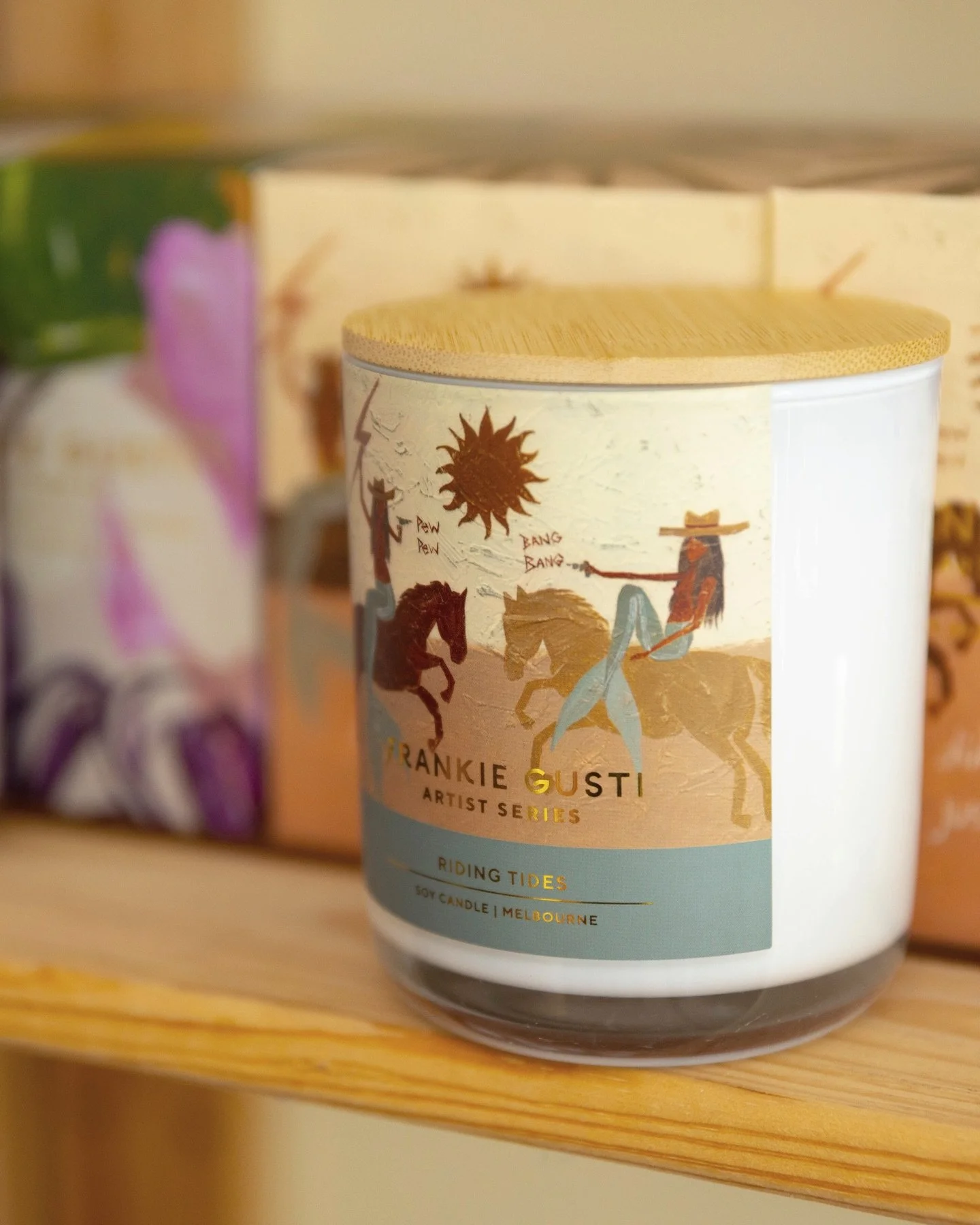 Stunning @frankiegusti candles in store now for Mother&rsquo;s Day 💕