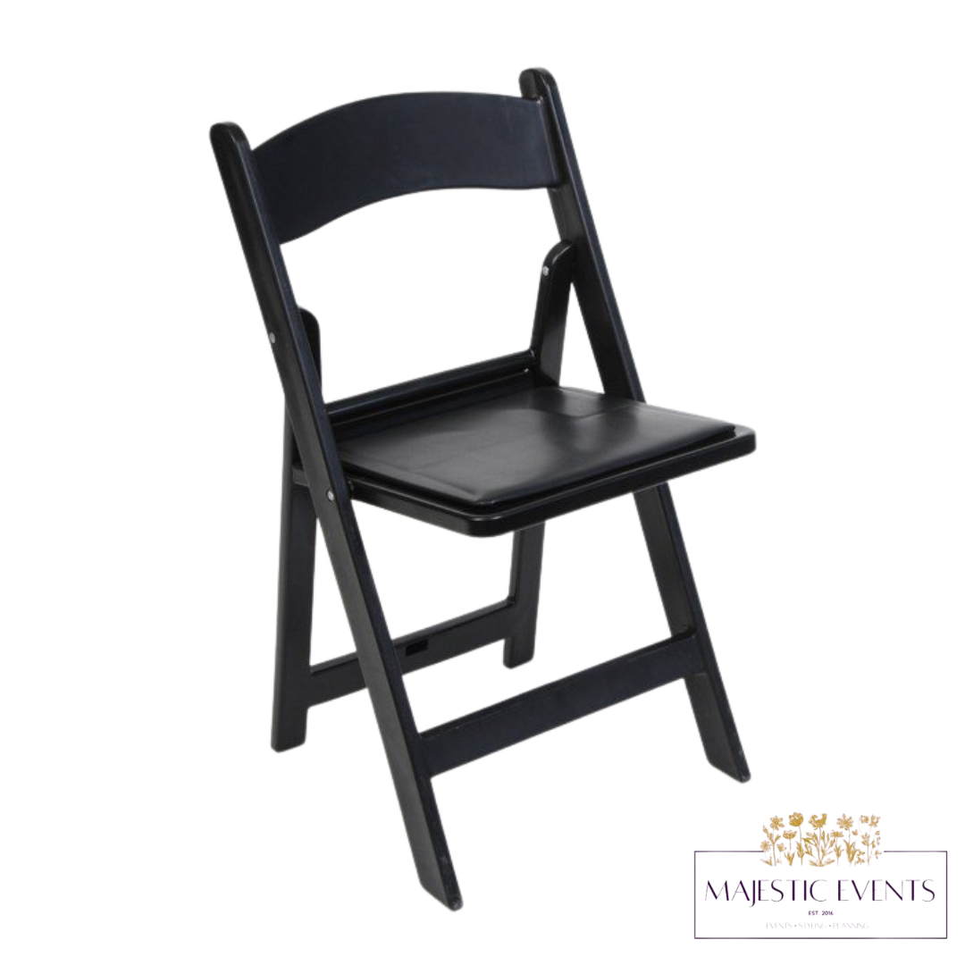 Black Fold Out Chair
