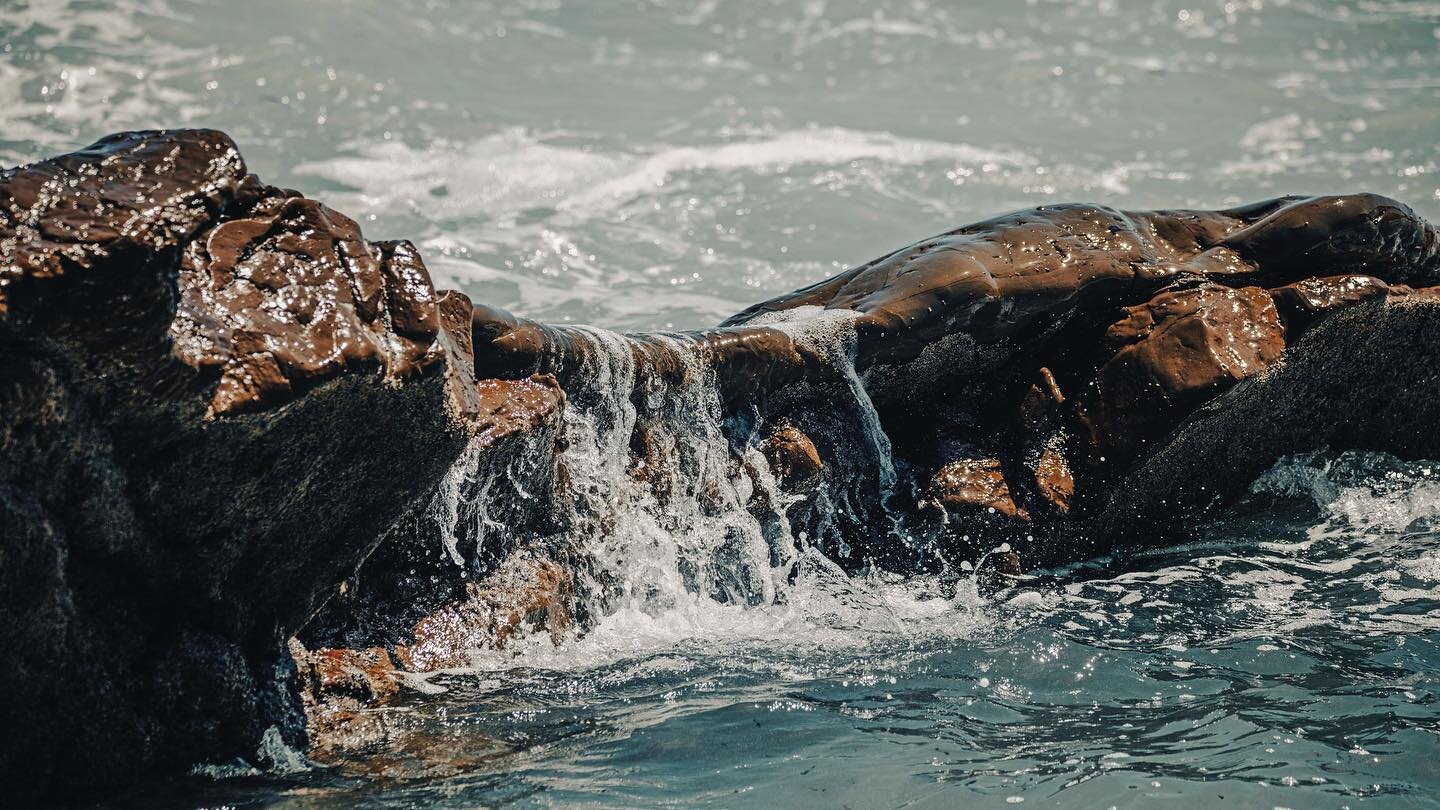 Mini waterfall at Carrickalinga Beach