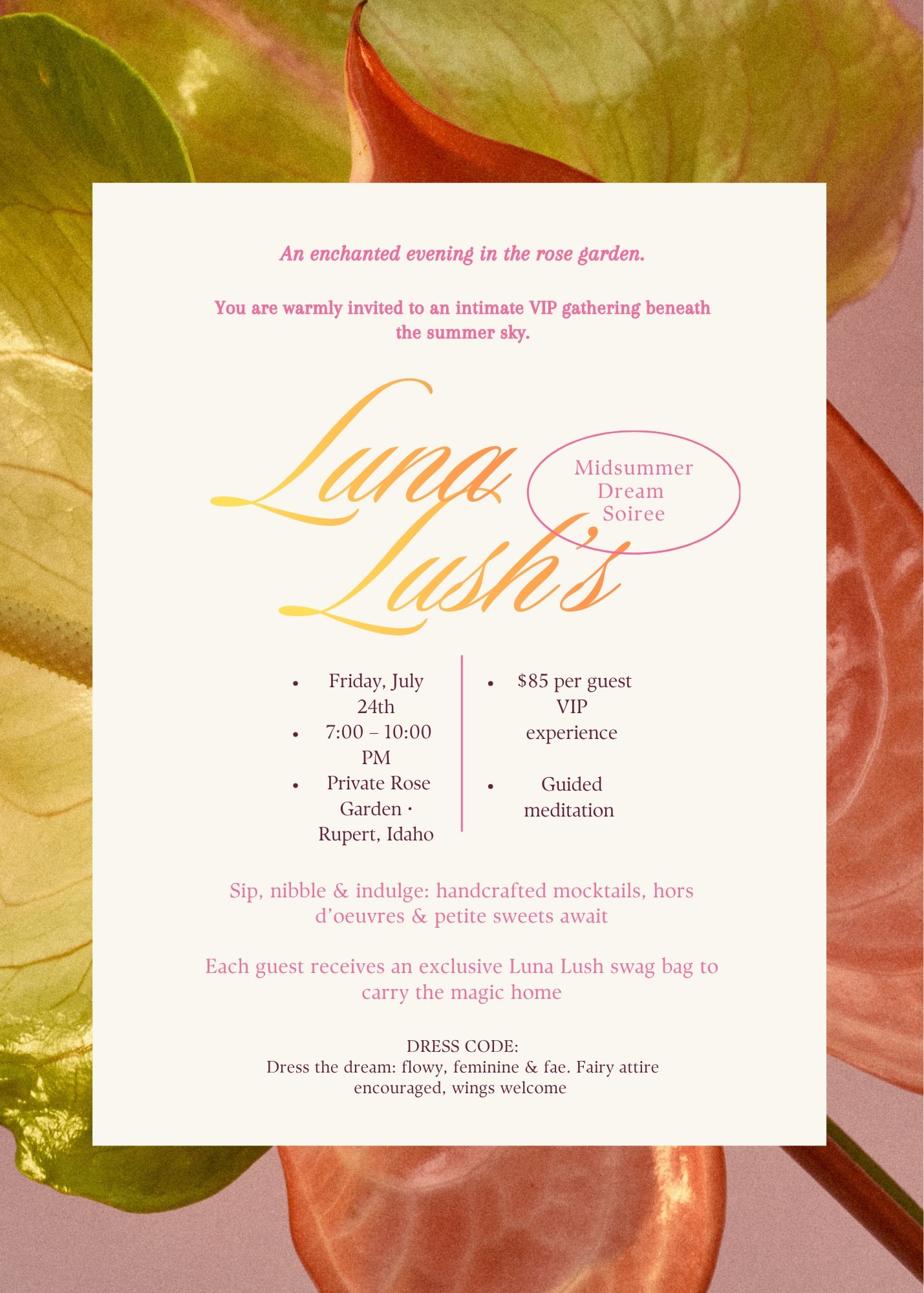 Luna Lush's Midsummer Dream Soirèe