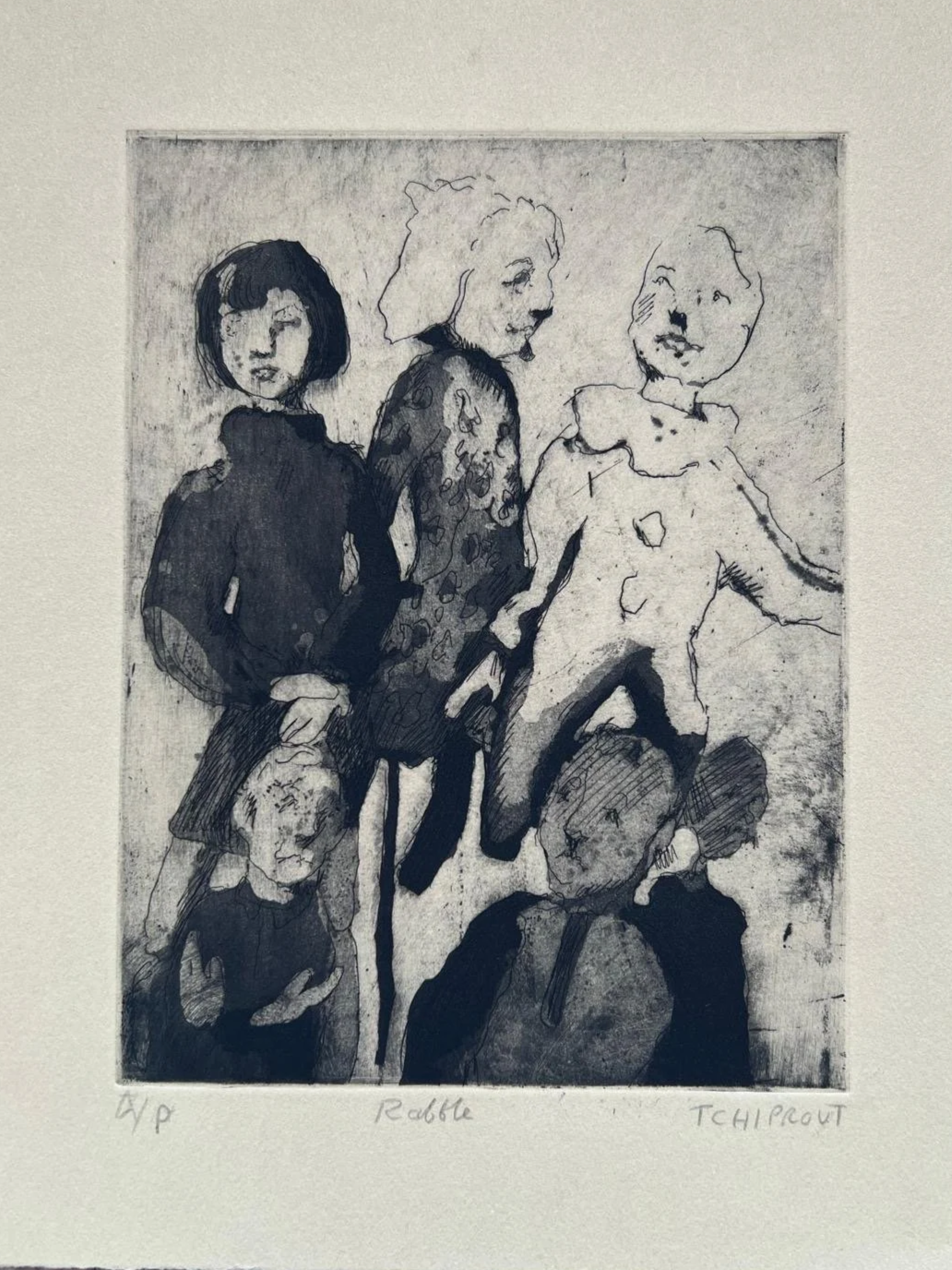 Rabble, 2018
Etching, 29 x 25cm. A/P
Unframed
£750