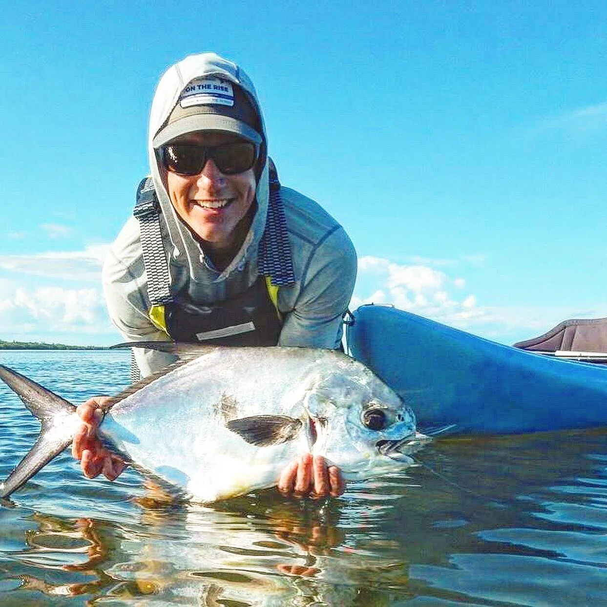 Happy guests from permit paradise! #permitfishing #permitonthefly #xcalakonthefly #flatsfishing #flyfishing #salt #holygrail #mexico #casaparaiso #backyardpermit