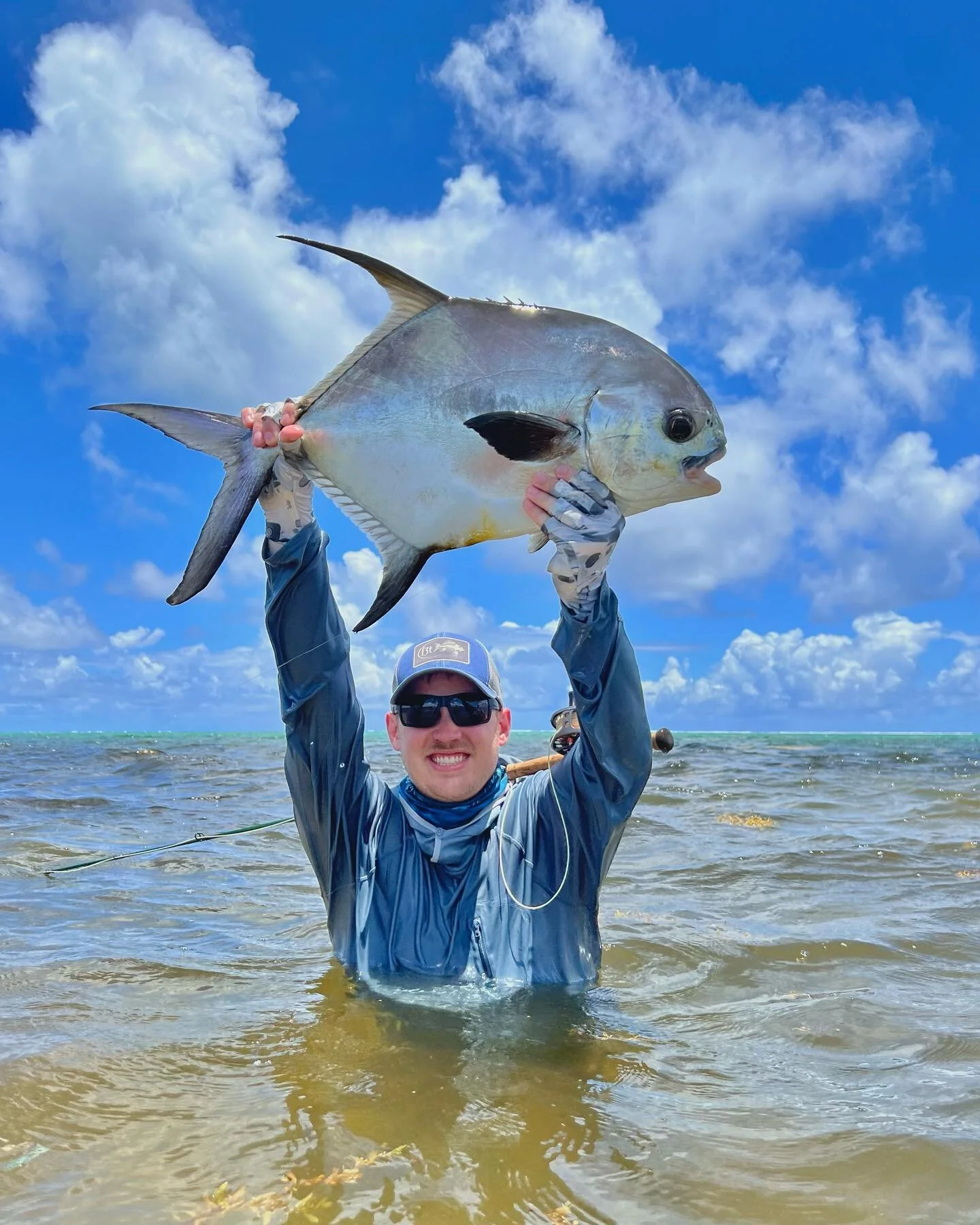 Huge shoutout to our cousin @mikebalch for slamming two days in a row!! Congratulations on an incredible accomplishment and an unreal first week fishing the flats! 

#xcalakonthefly #xcalakotf #saltwaterflatsfishing #permit #grandslam #tripledouble #