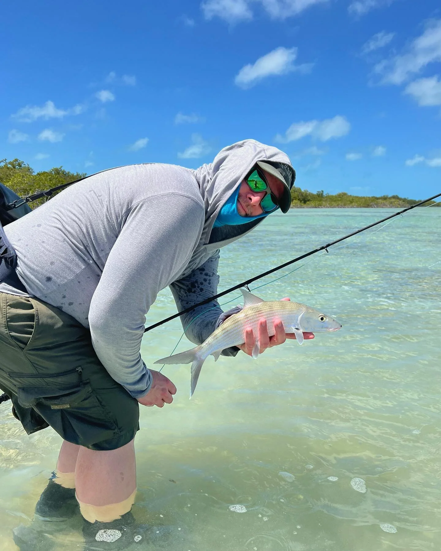 Matt&rsquo;s first permit! The flats have been rewarding for our anglers from Alaska this week. Don&rsquo;t worry - the only thing that&rsquo;s frozen in Xcalak are the margaritas🍹 

#xcalakonthefly #xcalakotf #permitfishing #permitonthefly #permit 