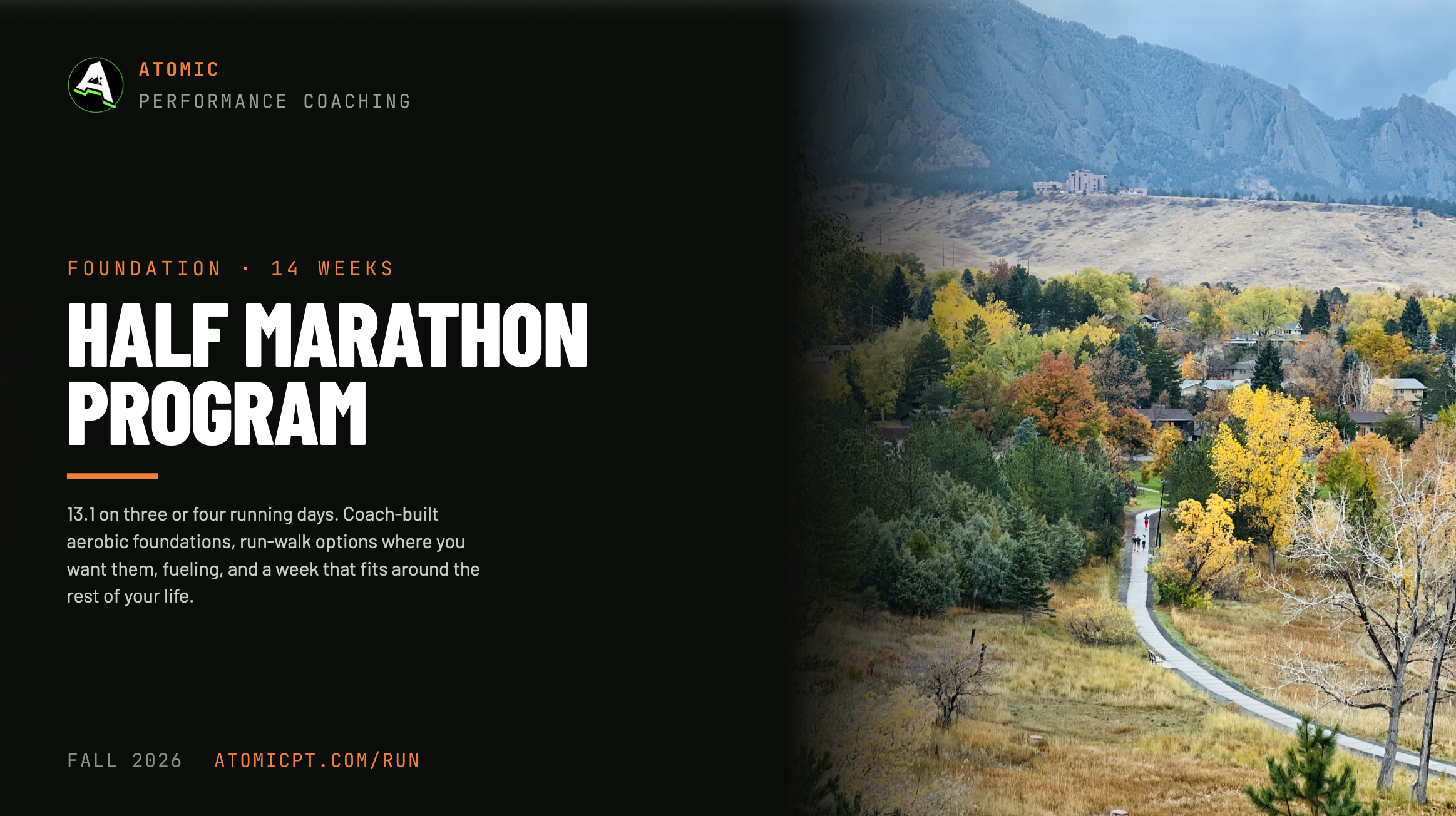 Half Marathon Training Program - Foundation