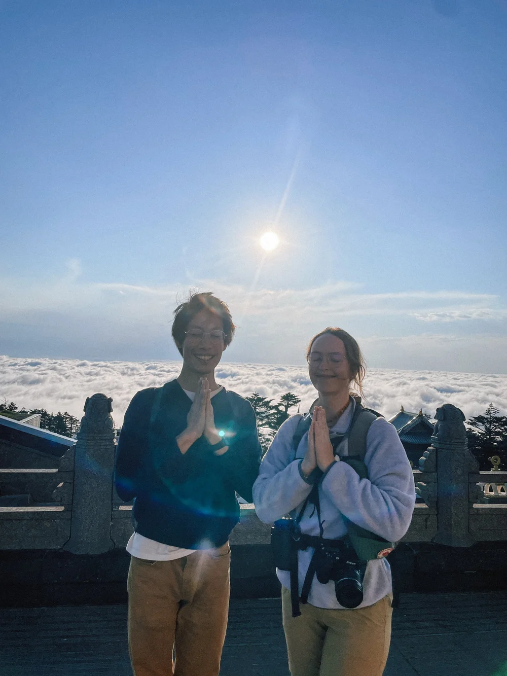 above the clouds