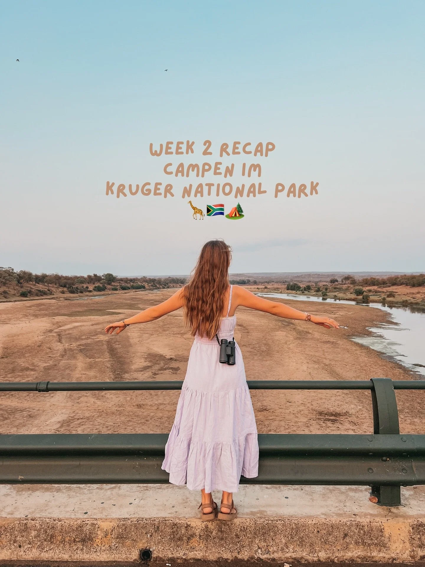 🦒🏕️🌳🐘🐆

unsere zweite woche im kruger nationalpark. langsam k&ouml;nnen wir uns als vollwertige buschmenschen bezeichnen. es f&auml;llt uns nicht mehr schwer im rhythmus der natur aufzustehen - 5 uhr wach werden, und auch unser winziges zelt w&a