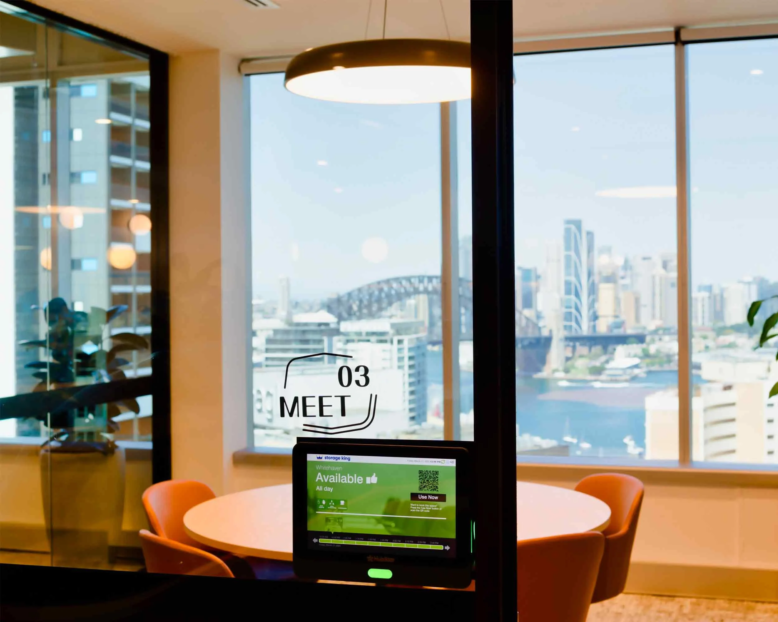 Level 17 99 Walker Street Meeting Room Entrance, Velcomm Project