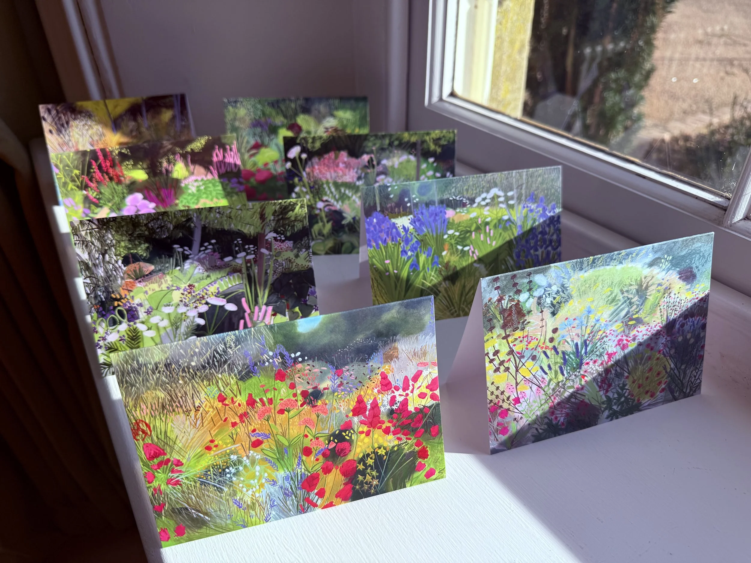 In Arcadia Ego Collection Blank Greetings Cards. Pack of 8 Cards