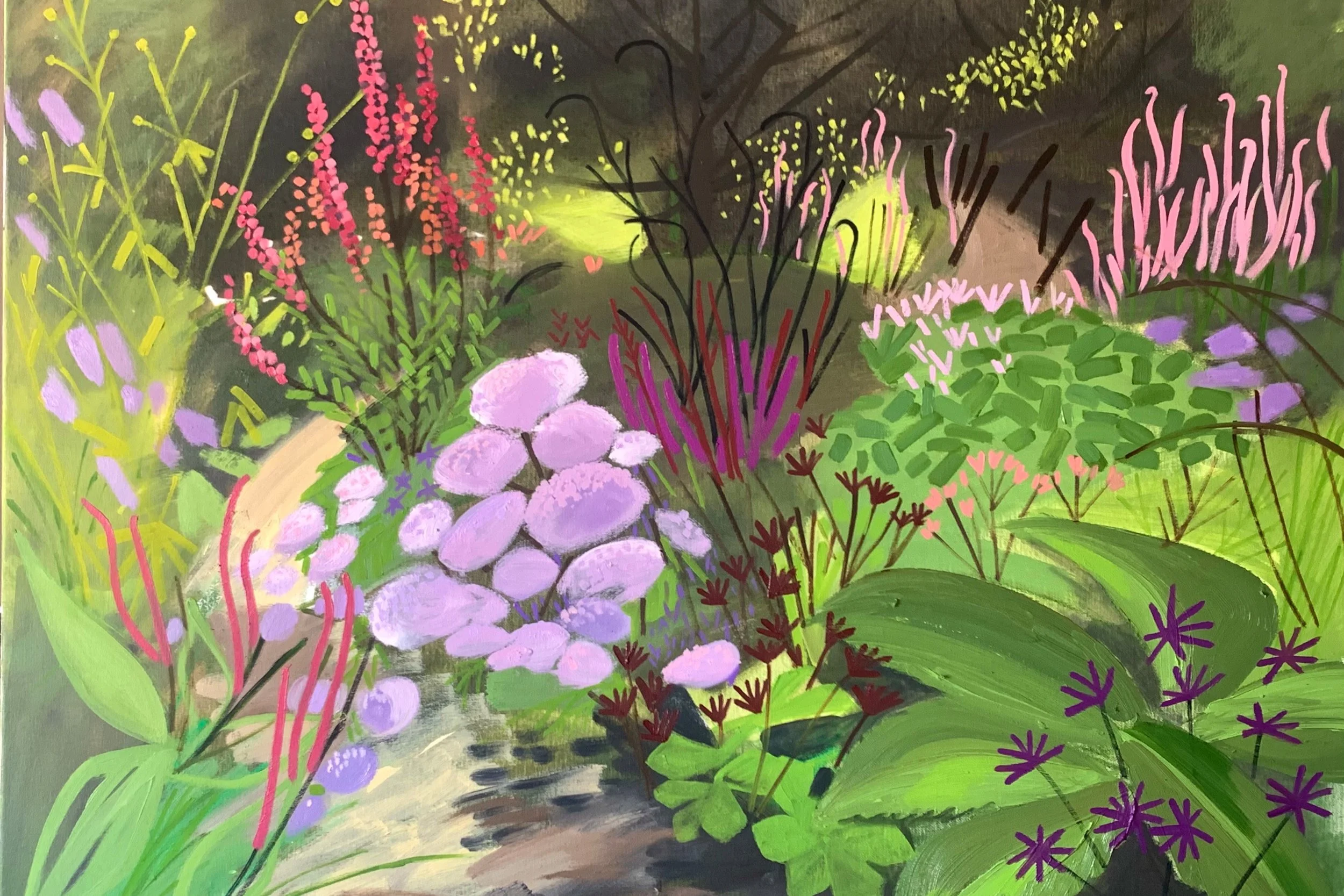 Tall Herbs, Arcadia Garden