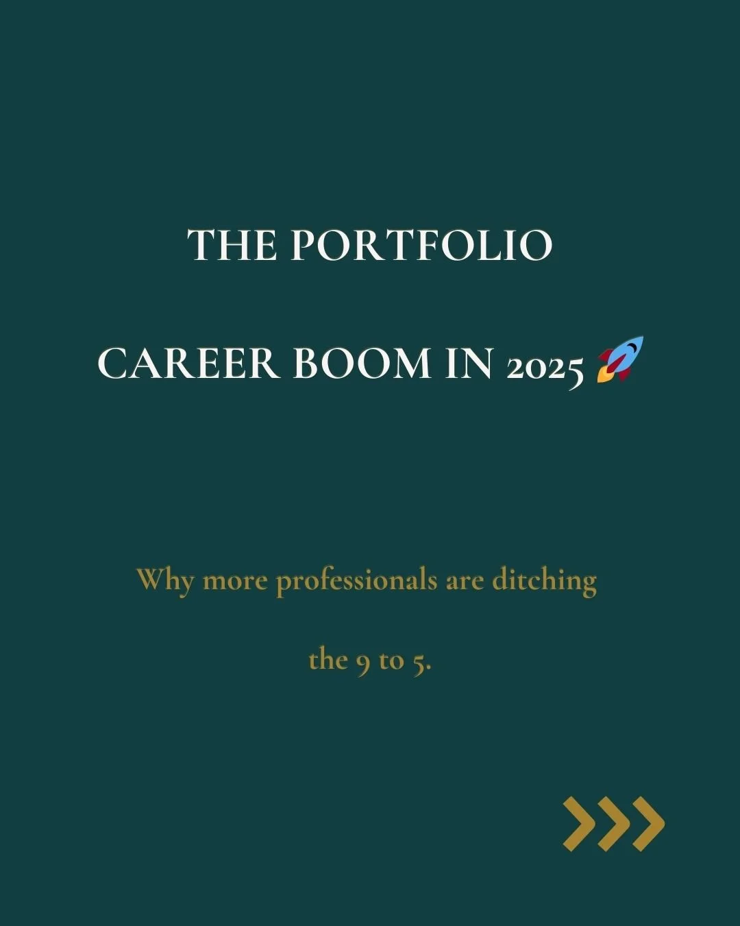 The Portfolio Career Boom in 2025 🚀

More and more professionals are breaking free of the traditional 9 to 5 and building portfolio careers. These combine multiple income streams, freelance work, consulting and project-based roles. This is not a pas