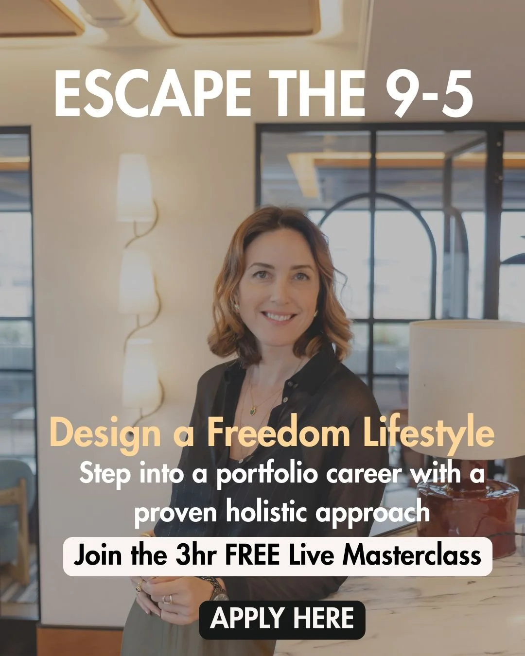 Curious about building a portfolio career, but want a plan that feels secure, realistic and financially smart?

Inside this live interactive event, you&rsquo;ll learn exactly how to get started with confidence and clarity.

Here&rsquo;s what we&rsquo