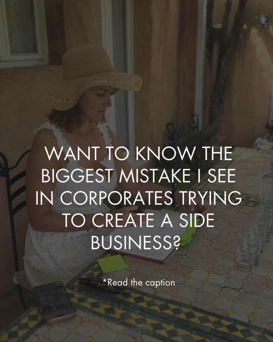 The biggest mistake I see?

People who are trying to build multiple income streams&hellip; before they&rsquo;ve built one. I see you, ladies ;)

They spread themselves too thin with 20 ideas 

They&rsquo;re not building with clarity or intentionality