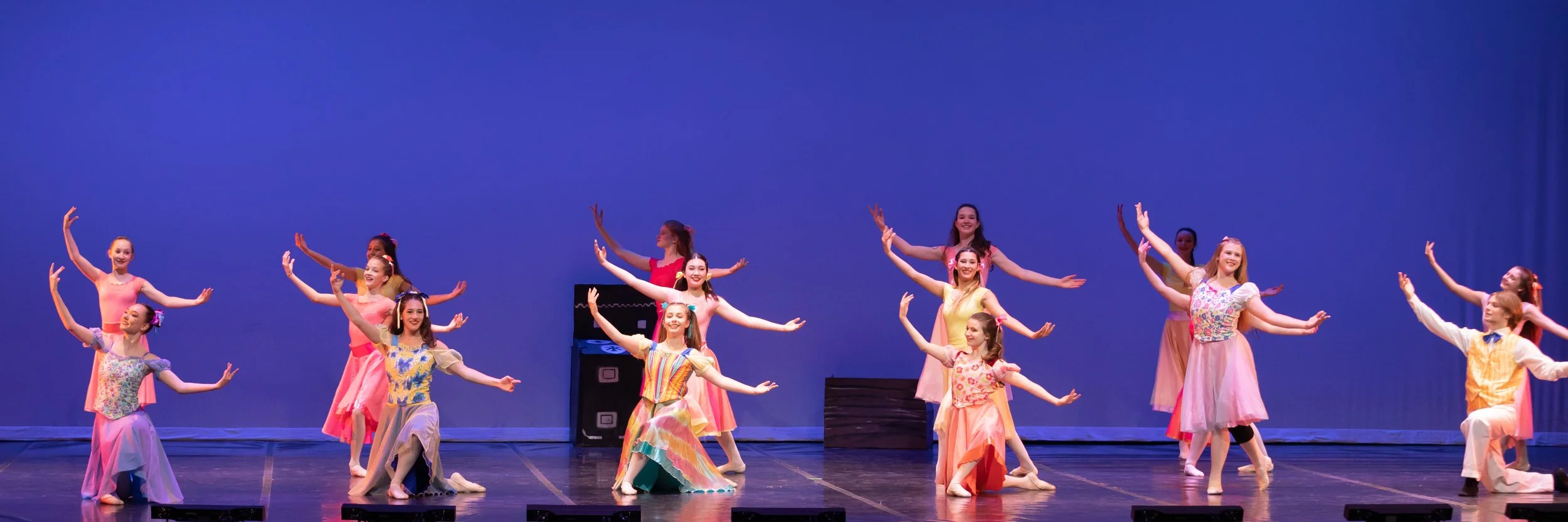 Dancers from Littleton, Groton, Ayer, Harvard, Westford, and Bolton Massachusetts in L'Ecole's Pippi Longstocking