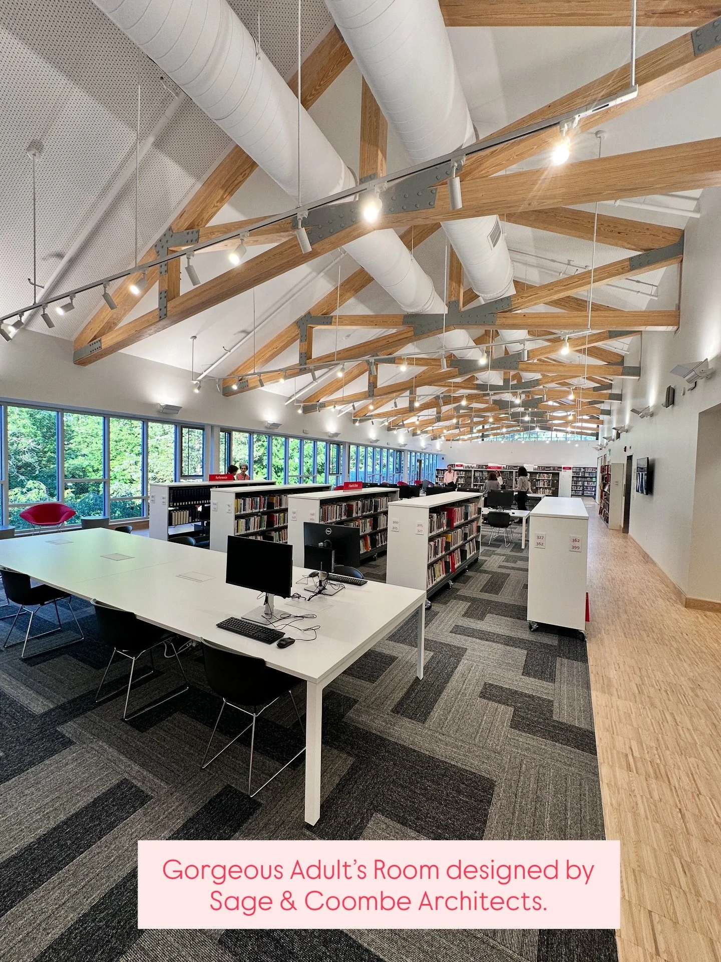 I had the immense honor to photograph a special event for our newly renovated @maplewoodlibrary last night. While the photos are being edited, here are some of the videos of the interior. I had tears in my eyes. We are so fortunate. This is a library