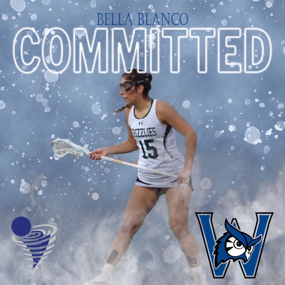 Huge shoutout to Bella Blanco on her commitment to the admissions process with Westfield State!!! We are so proud of you 💙🤍 @wsuowlswlax