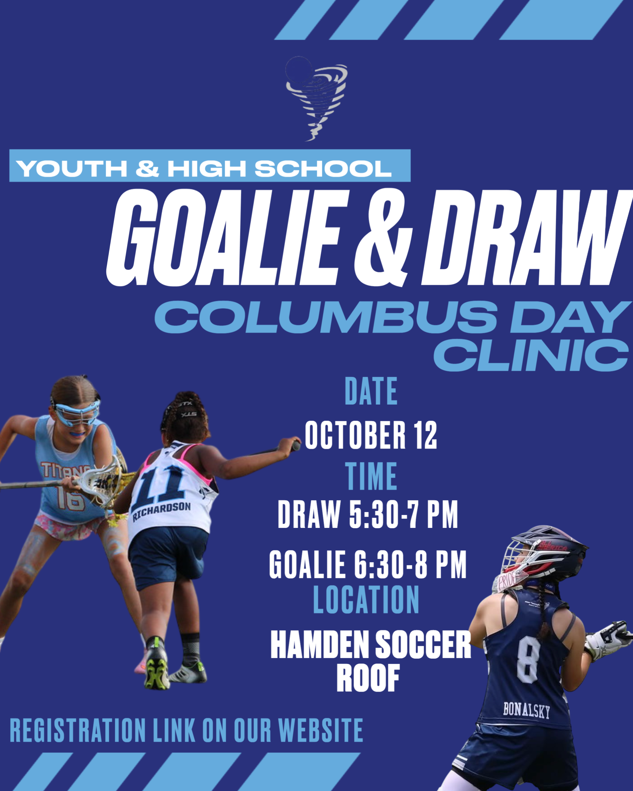 Columbus Day Pop-Up Clinic (Draws & Goalies) 