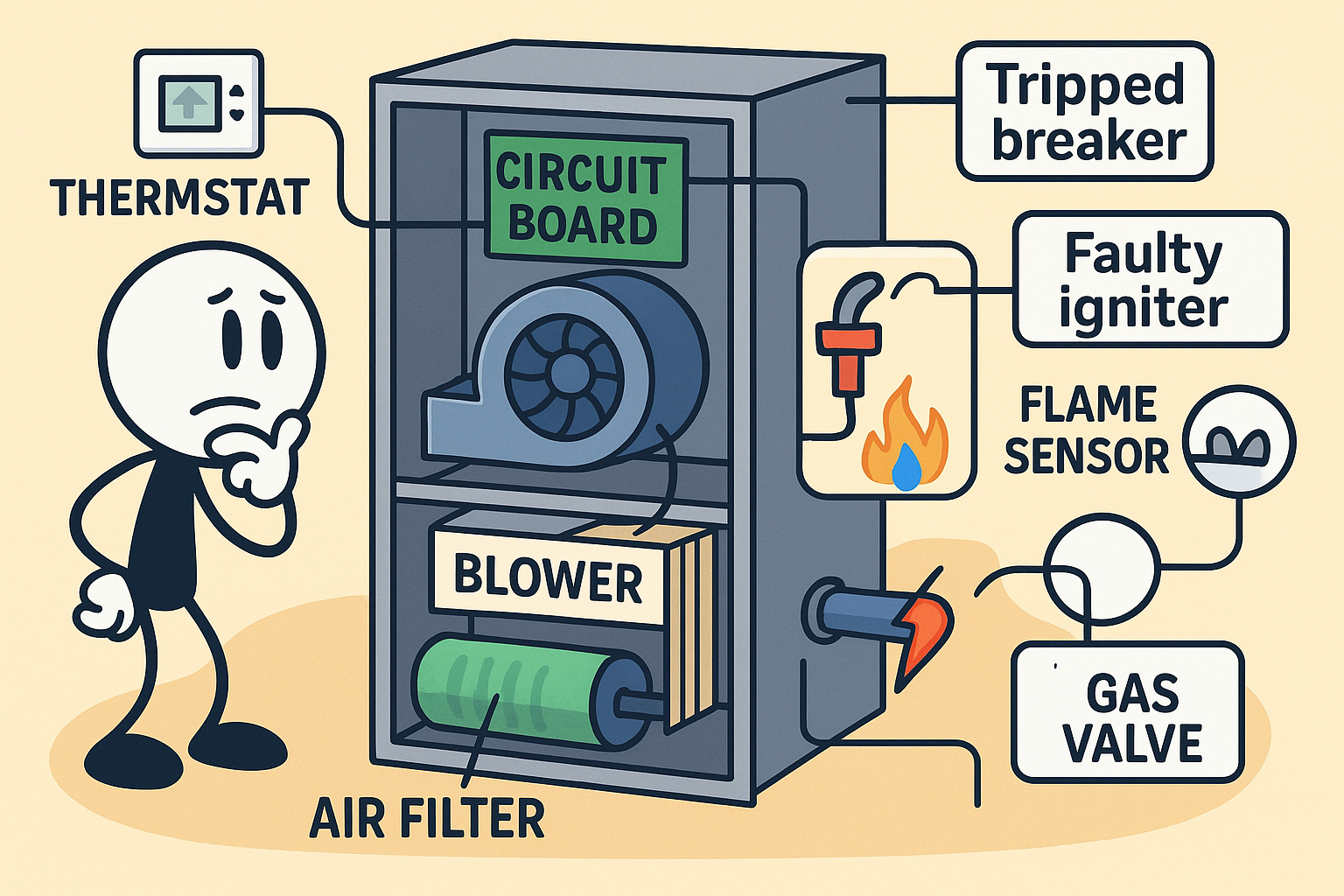 Heater Not Turning On? Common Causes for Edmond Homeowners