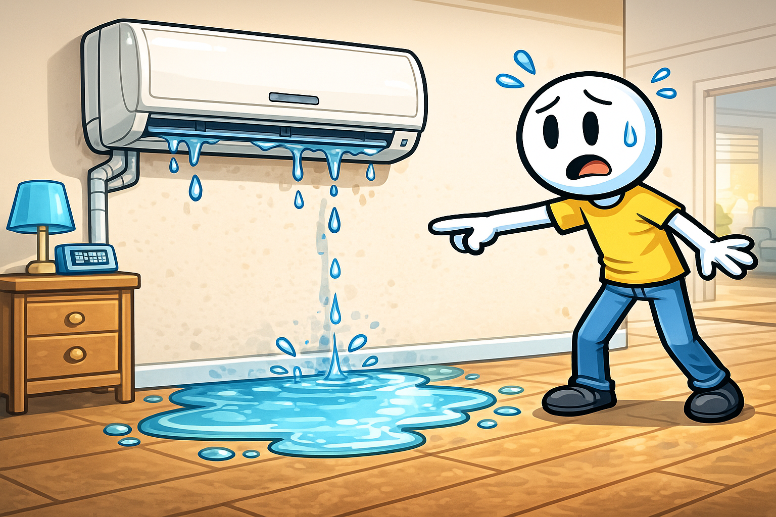 AC Leaking? What Edmond Homeowners Should Do Before Calling a Technician