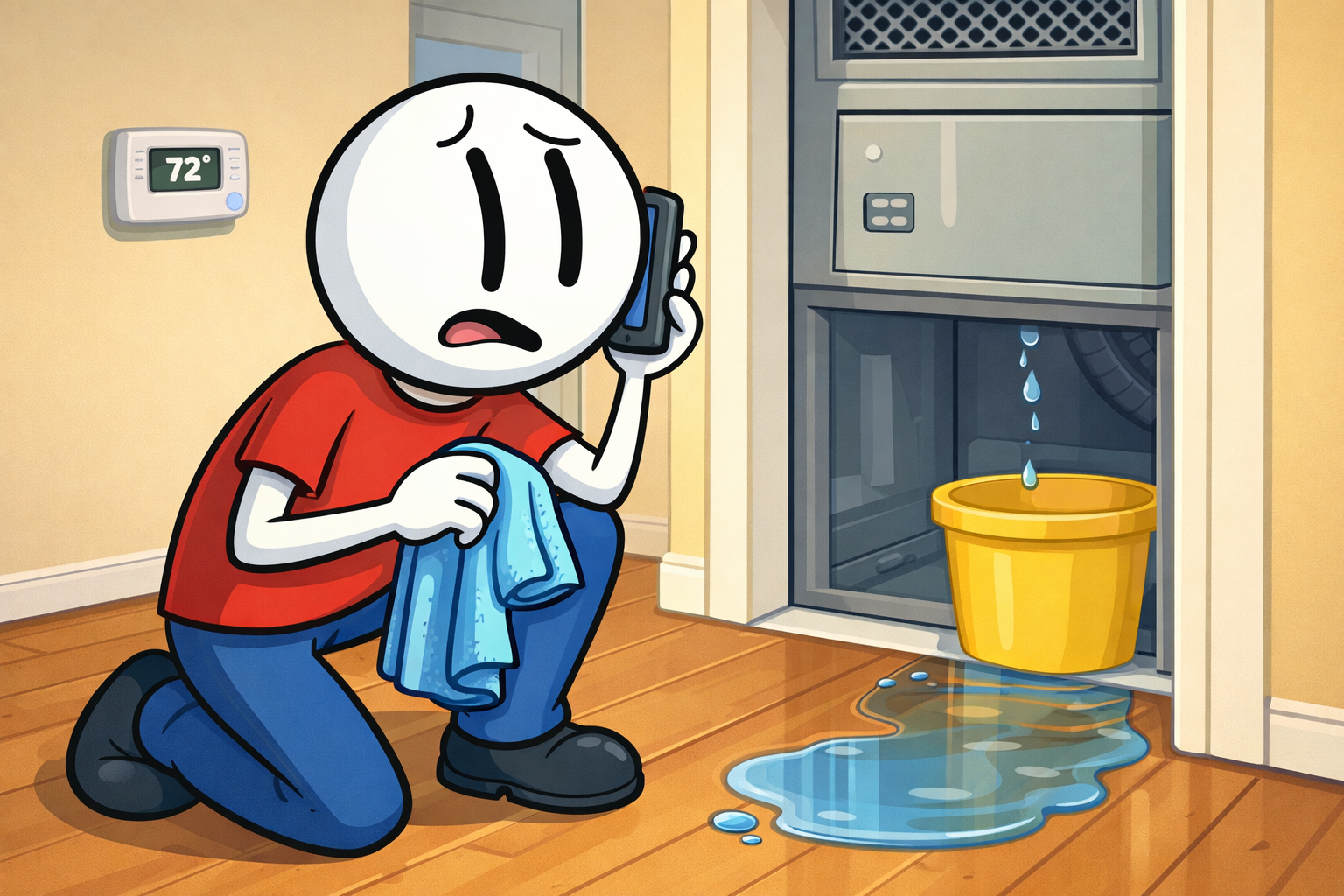 Air Conditioner Condensation Leak, Causes, Fixes, and Prevention in Edmond, OK Homes